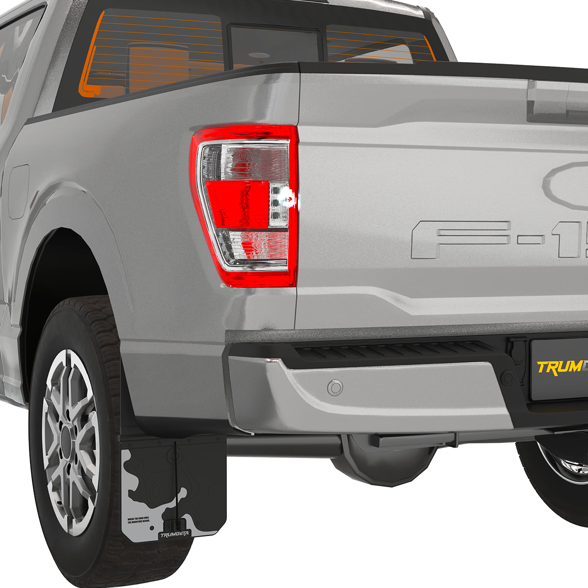 フォード　F150 TA02 TRUMGETA 4PCS Silver Truck Mud Flaps for Ford F-150 F150 2021-2025