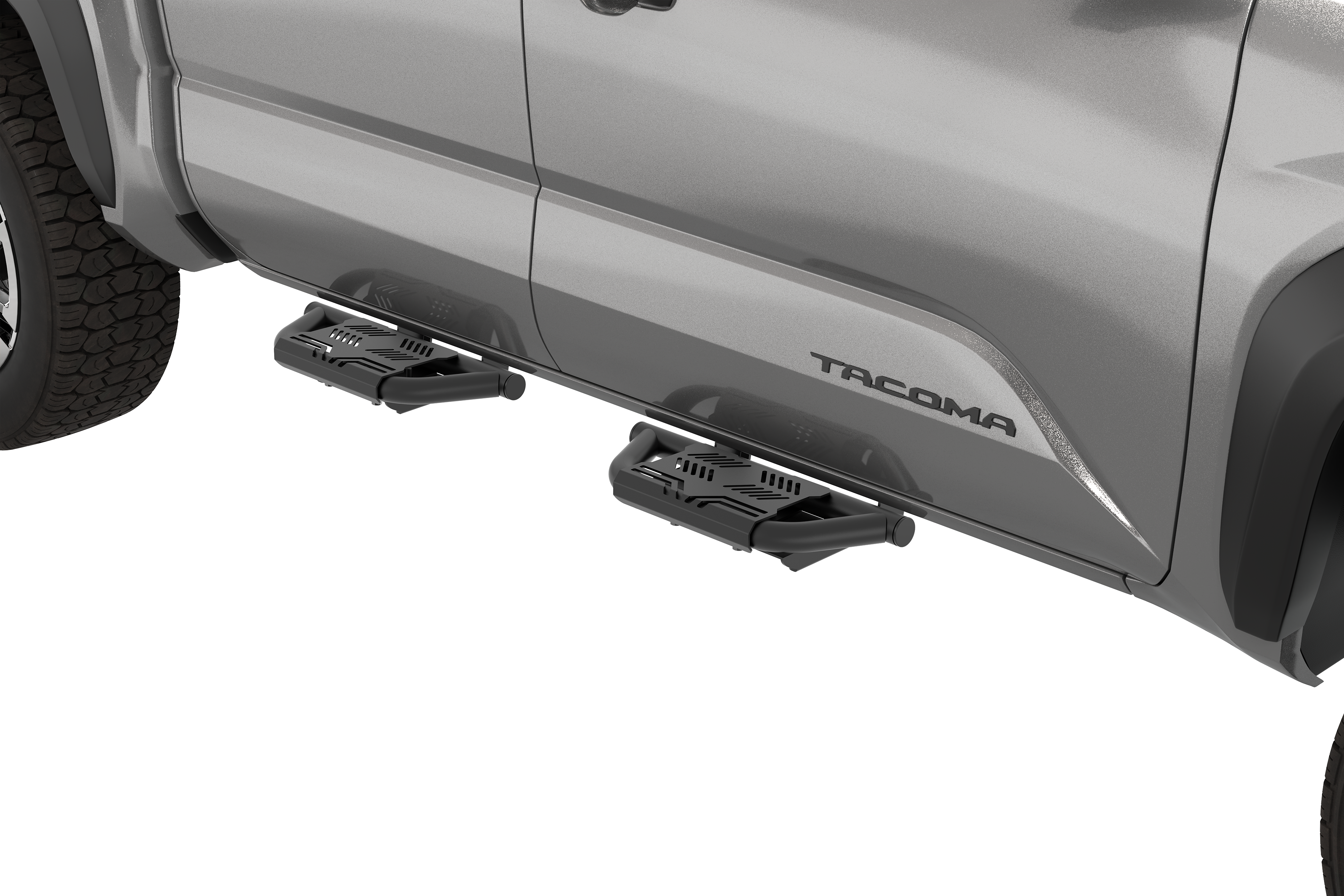 EZ Side Steps Fit for 2024 2025 2026 Toyota Tacoma Double Cab/Crew Cab 4 Doors Running Boards 350 LBS-9
