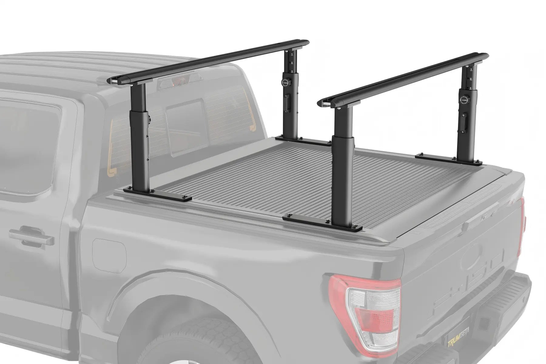 TRUMGETA 800 LBS Adjustable Truck Bed Rack for Mid/Full-Size Pickups (Compatible with T-Slot Tonneau Cover) - BASE