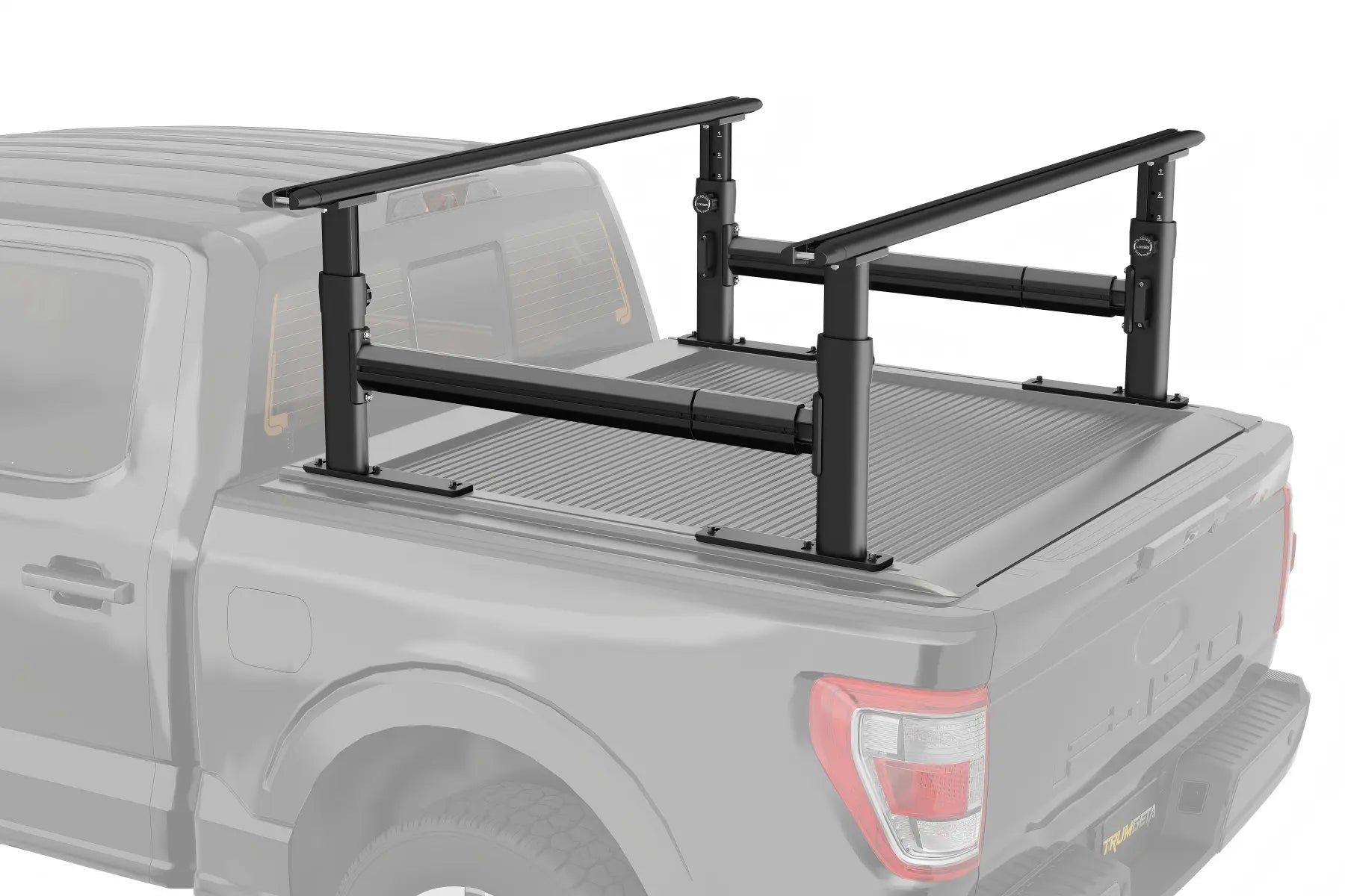 TRUMGETA 800 LBS Adjustable Truck Bed Rack for Mid/Full-Size Pickups (Compatible with T-Slot Tonneau Cover) - BASE