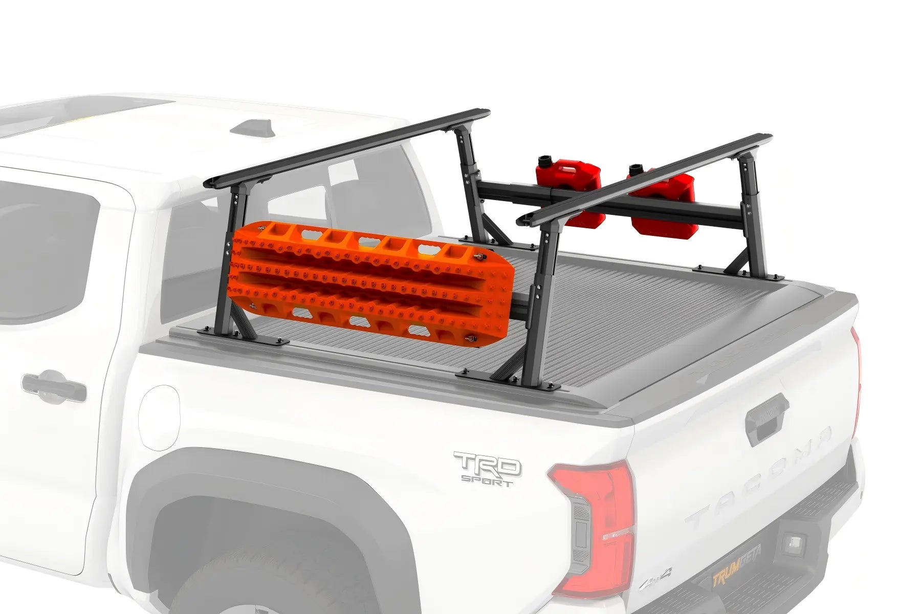 TRUMGETA Heavy Duty 800LB Adjustable Bed Rack for Trucks with Tonneau Cover -2