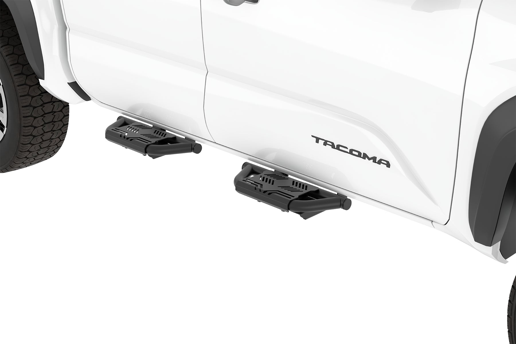 EZ Side Steps Fit for 2024 2025 2026 Toyota Tacoma Double Cab/Crew Cab 4 Doors Running Boards 350 LBS-9