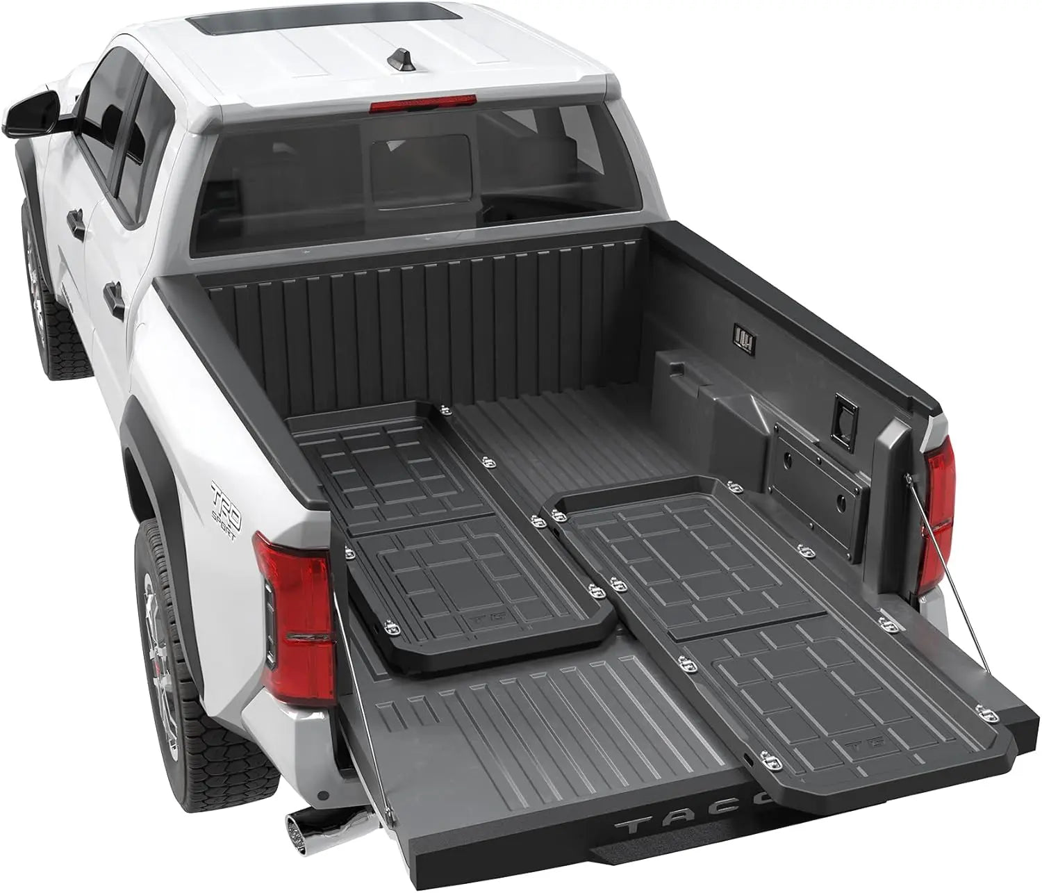 Trumgeta Slide-Out Truck Bed Cargo Tray Fit for Mid-Size & Full-Size Pickup Trucks -1