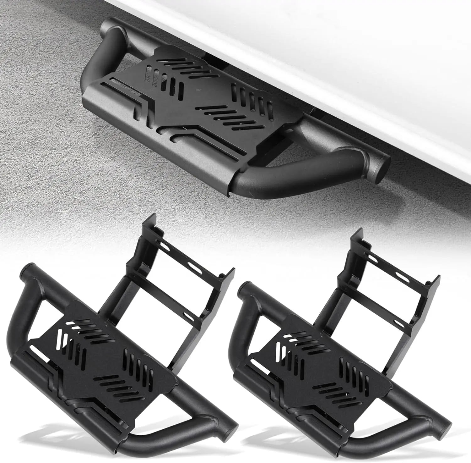 2Pcs EZ Side Steps for 2019-2025 Dodge Ram 1500 2500 3500 Crew Quad Mega Regular Cab-1