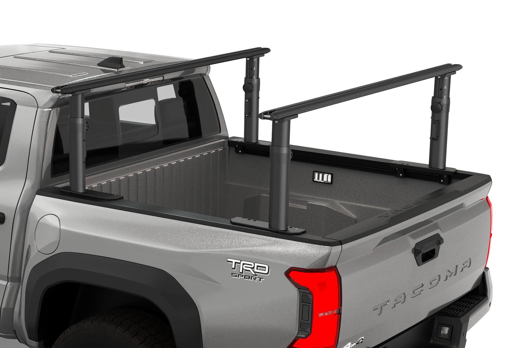 TRUMGETA 800 LBS Adjustable Truck Bed Rack for Toyota Tacoma & Jeep Gladiator With Inner Rails -1