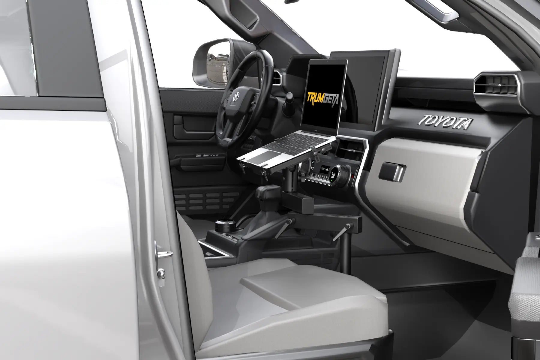 Heavy Duty Laptop Mount for Toyota Tacoma-10