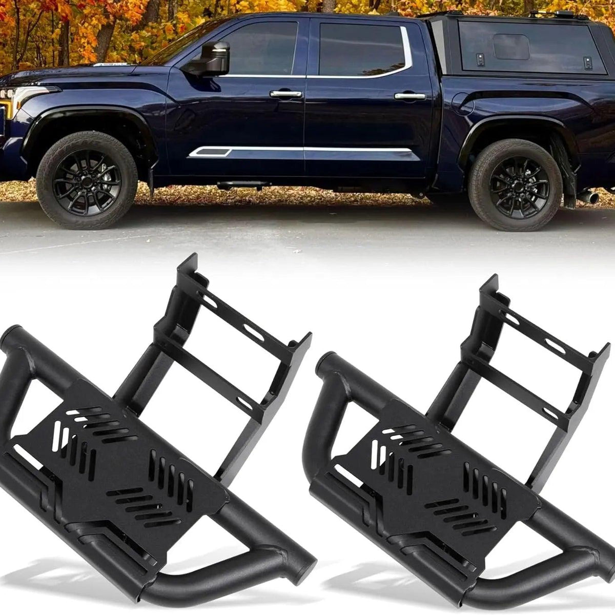 TRUMGETA 2PCS Side Steps for 2022-2025 Toyota Tundra Double Cab