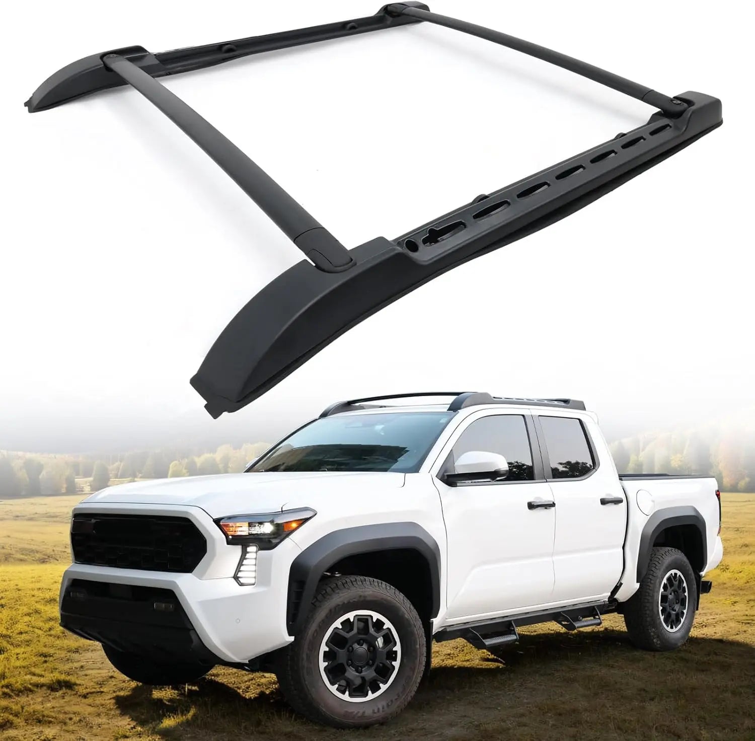 Roof Rack Cross Bars Kit for 2024 2025 Toyota Tacoma Double Cab -1
