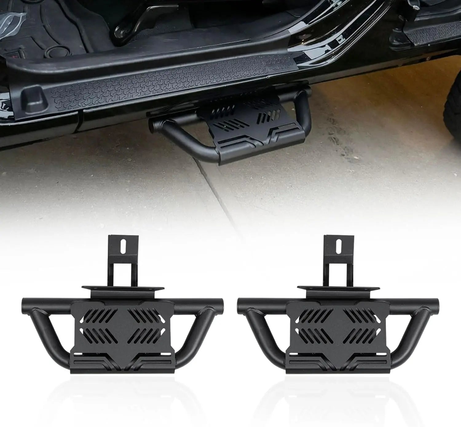 2X EZ Side Steps for 2007-2018 Jeep Wrangler JK-1