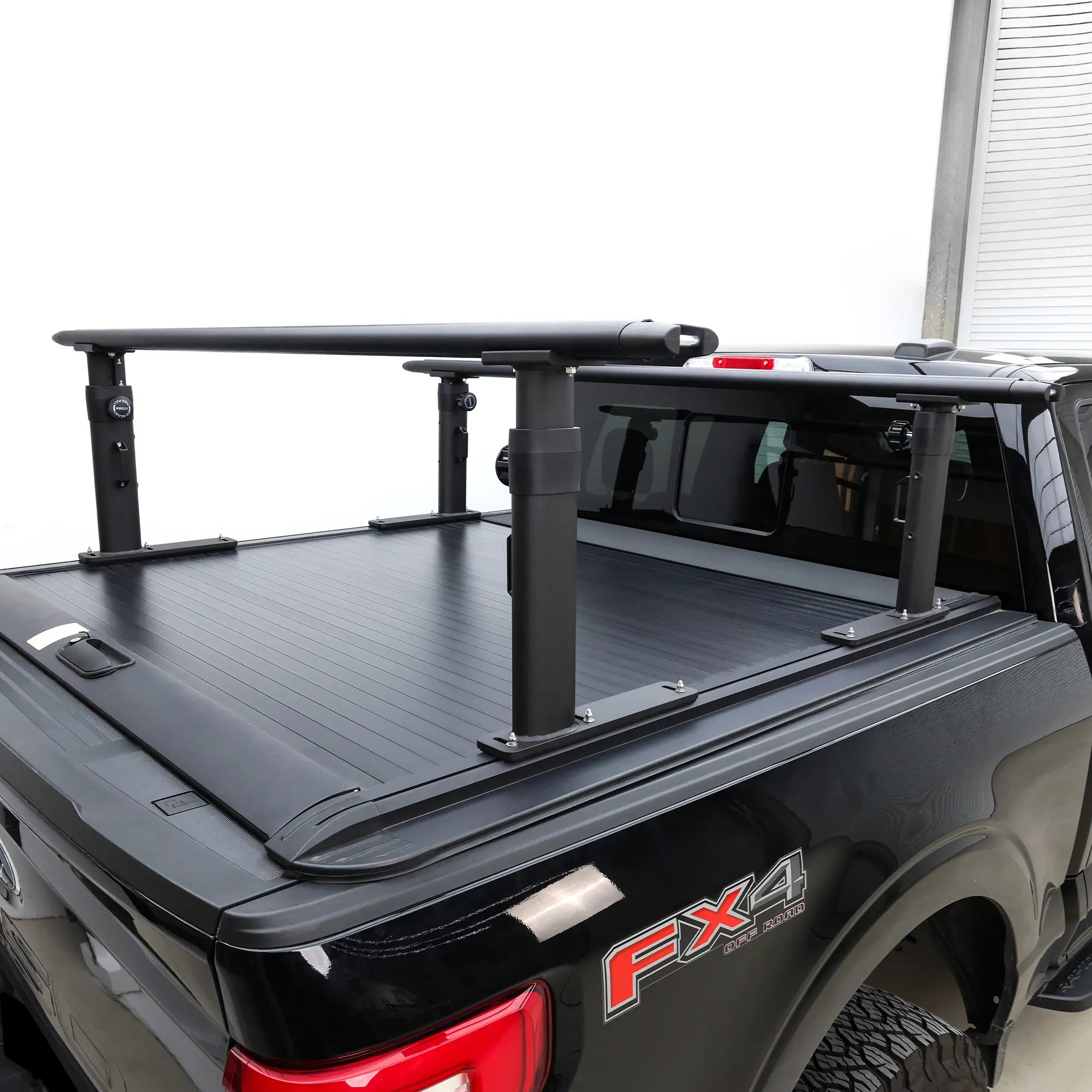 Truck Bed Rack for F150 / F-Series/Ram/Silverado/Sierra with Tonneau Cover Pickup Ladder Racks Height-Adjustable Bed Rack-1