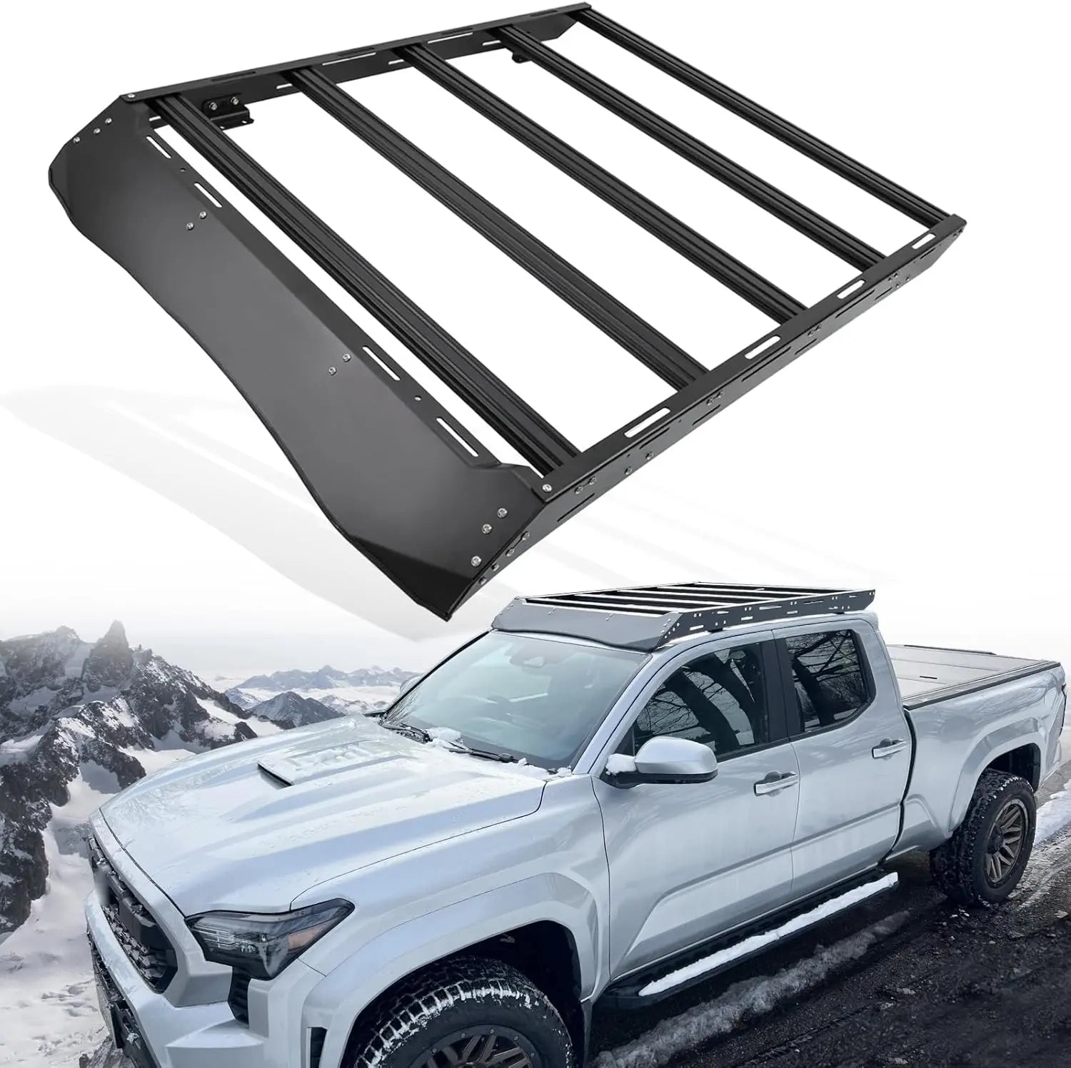 1000 lbs Roof Rack for 2024 2025 Toyota Tacoma Double Cab-1