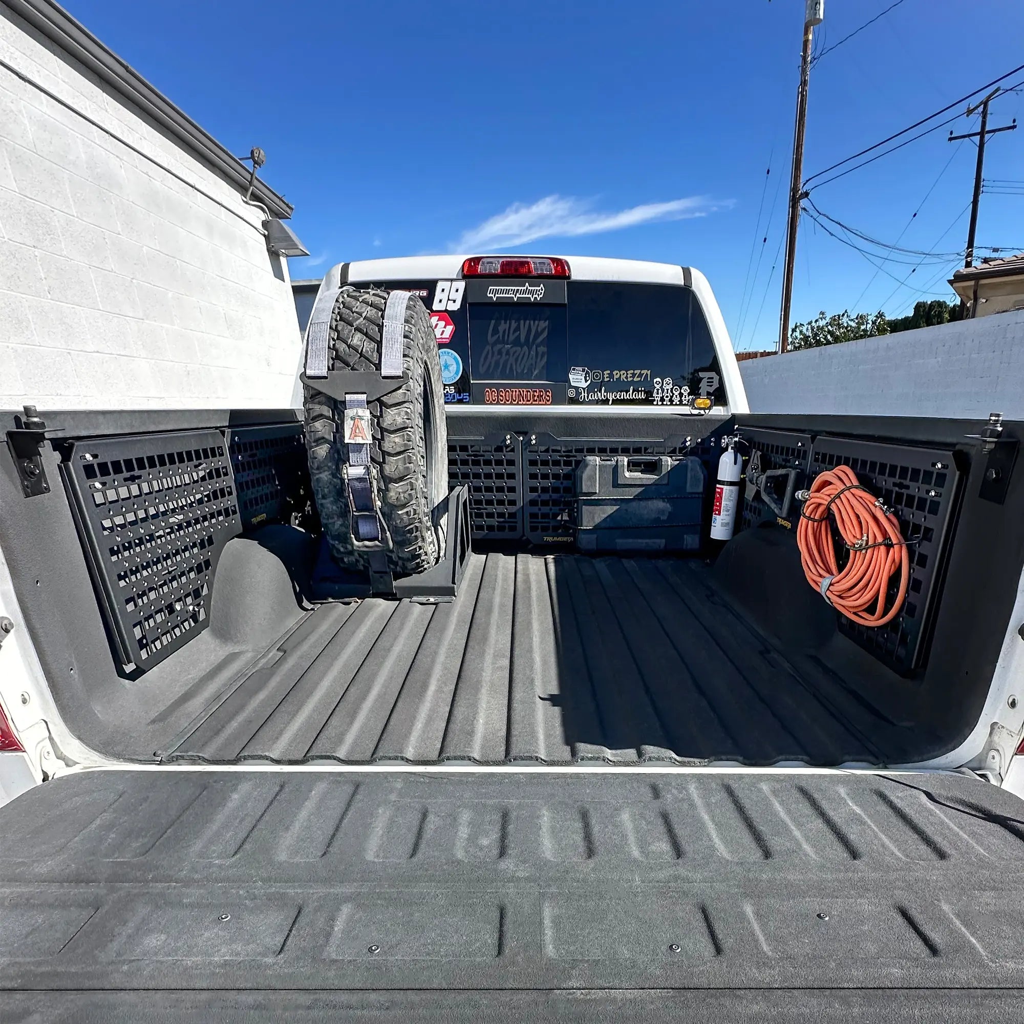 Front Bed MOLLE Panel Fit for 2014-2018 Chevy Silverado-7