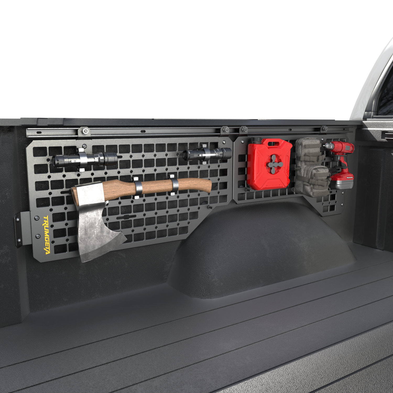 Side Bed MOLLE Panel for 2007-2021 Toyota Tundra Truck Storage Organizer System-4