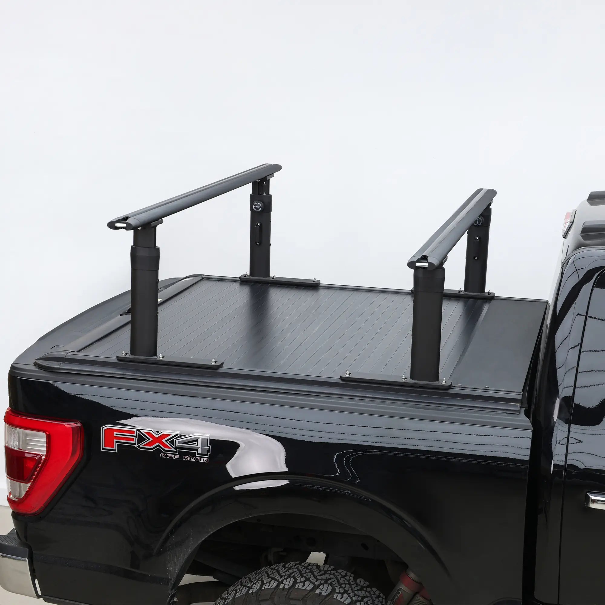 Truck Bed Rack for F150 / F-Series/Ram/Silverado/Sierra with Tonneau Cover Pickup Ladder Racks Height-Adjustable Bed Rack-2