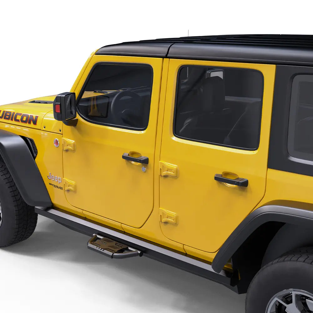 2PCS EZ Side Steps for 2018-2024 Jeep Wrangler JL