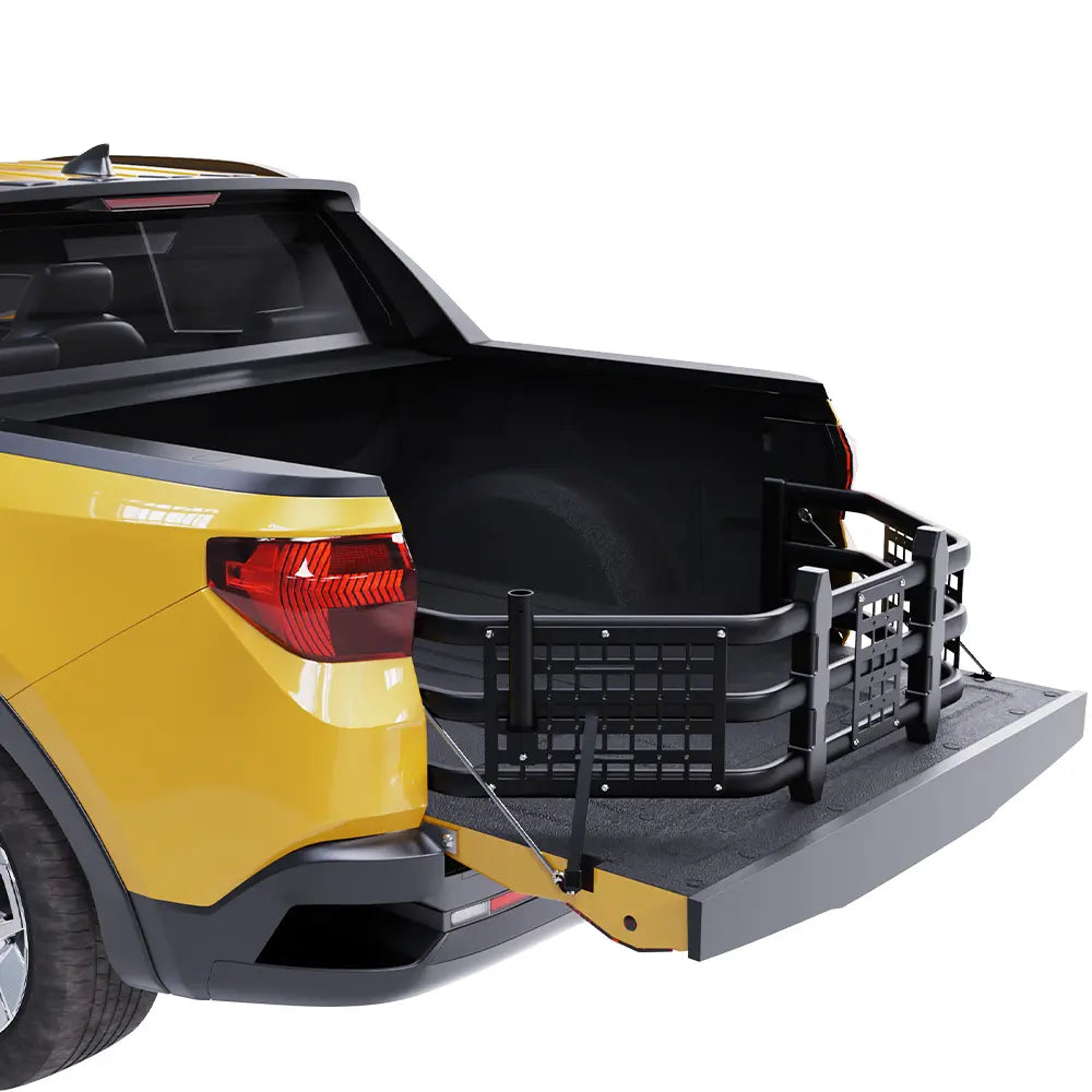 Truck Bed Extender for Hyundai Santa Cruz 2022-2025 with Molle Panel and Flag Bracket