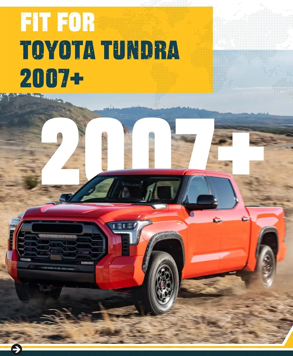 Truck Bed Extender for Toyota Tundra 2007-2025 Tailgate Extender-2