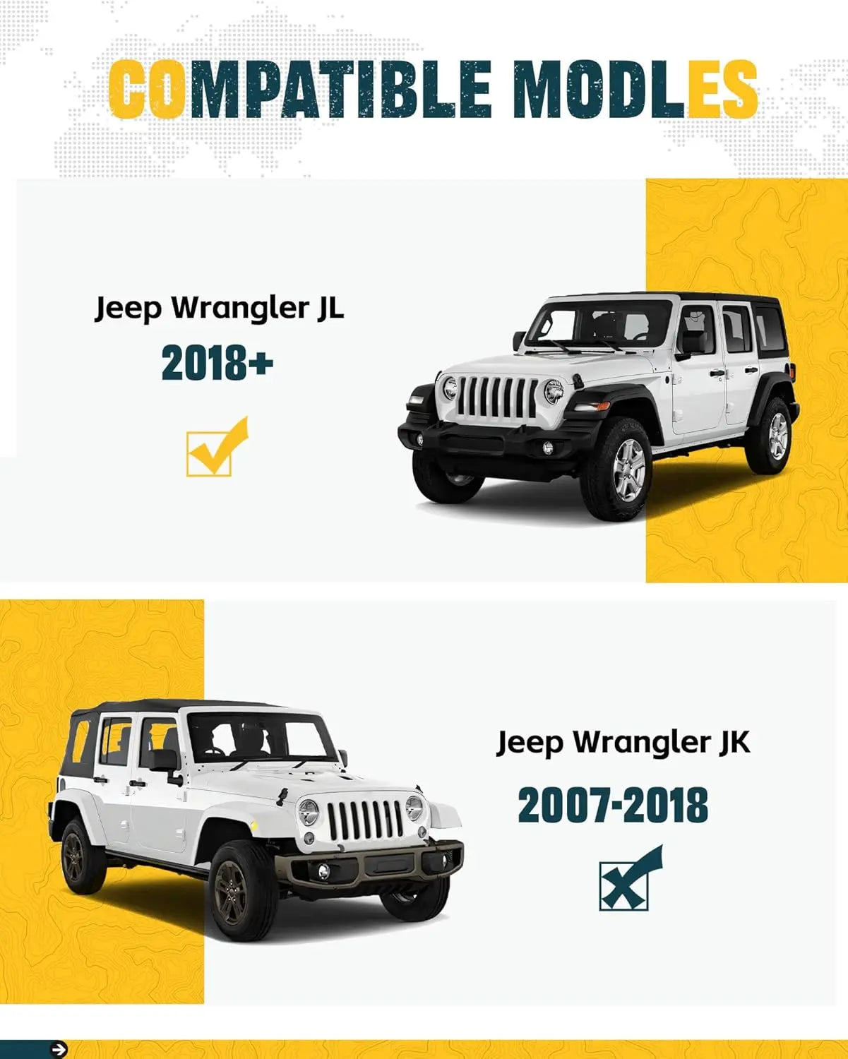 2X EZ Side Steps for 2018-2024 Jeep Wrangler JL-2