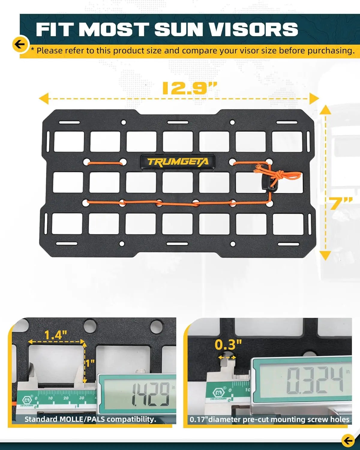 Universal Sun Visor MOLLE Panel-3