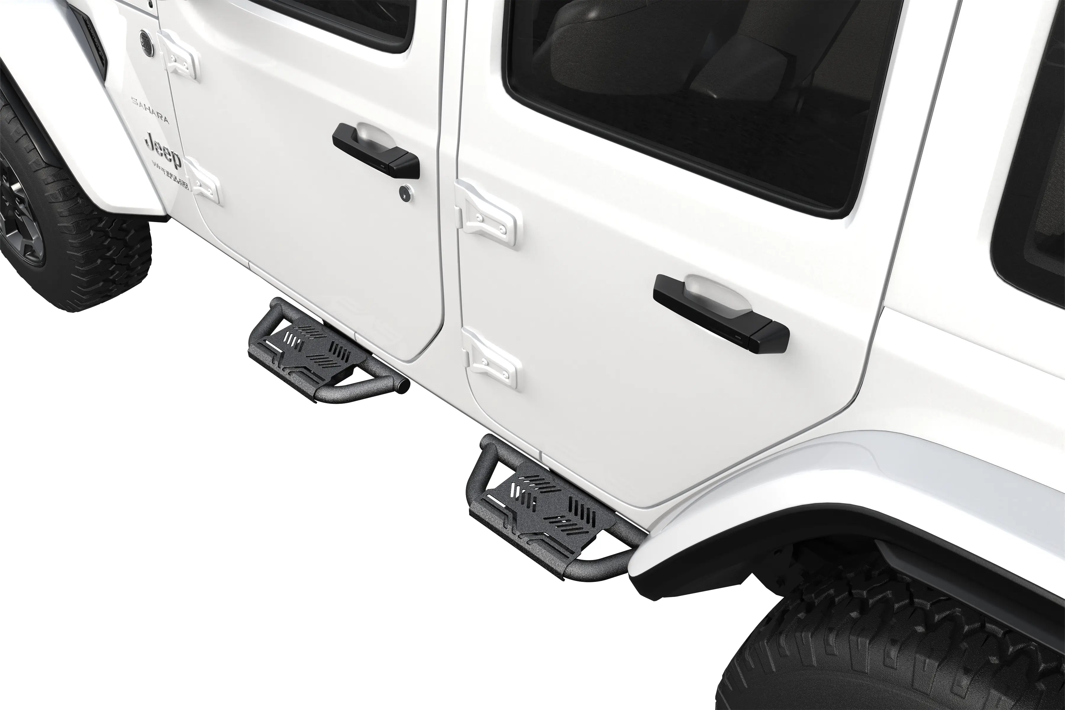 Trumgeta Auxchemic® Side Steps for 2018-2026 Jeep Wrangler JL -2