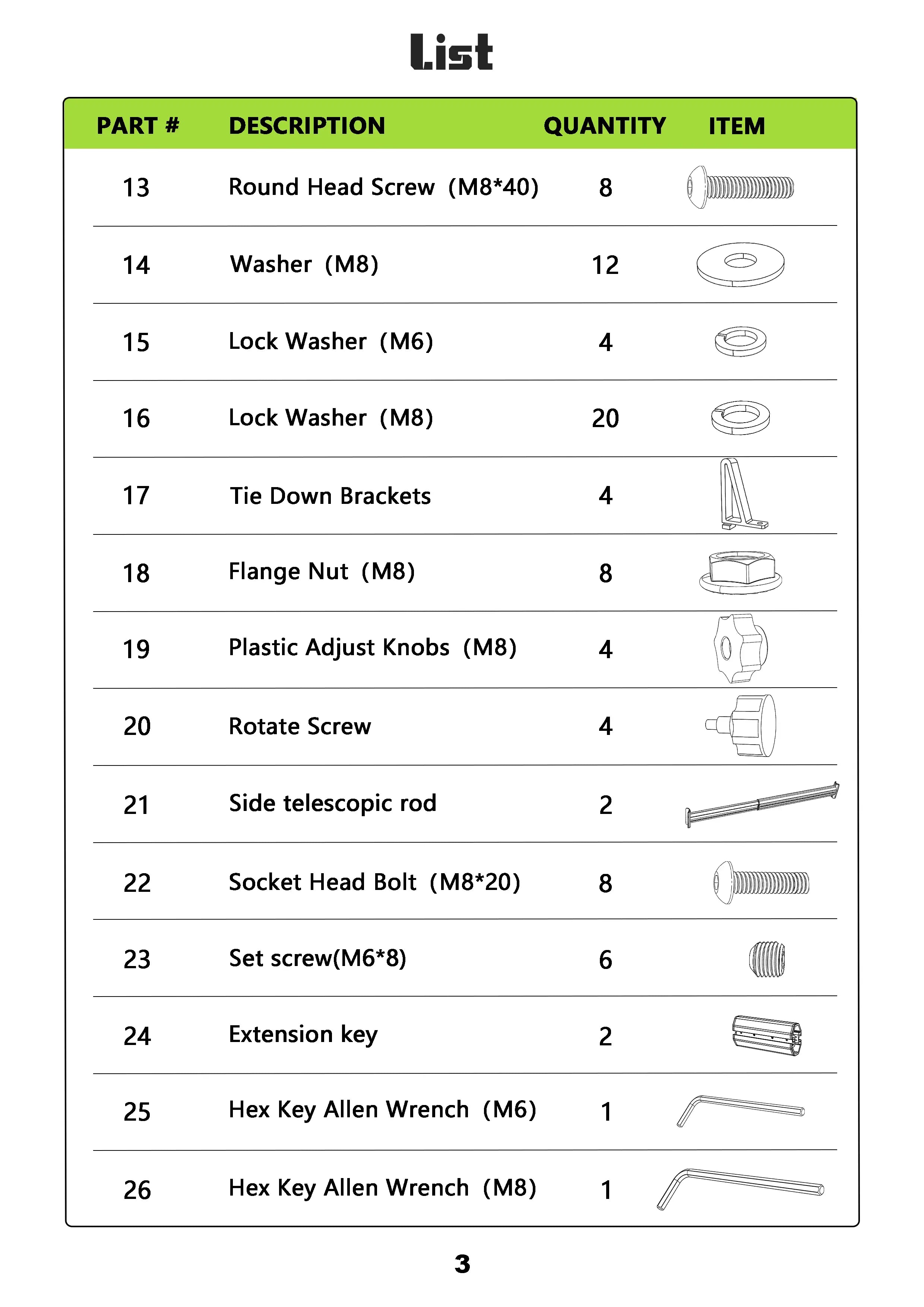 Adjustable Aluminum Truck Ladder Rack with Side Bar Fit for F150 Silverado Ram Sierra-2