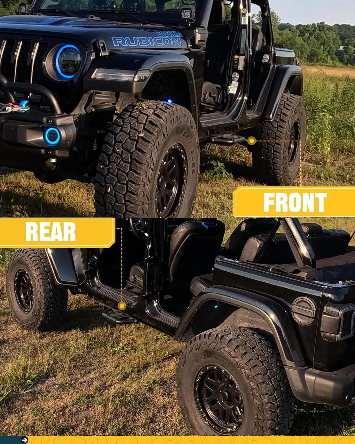 2X EZ Side Steps for 2018-2024 Jeep Wrangler JL-3