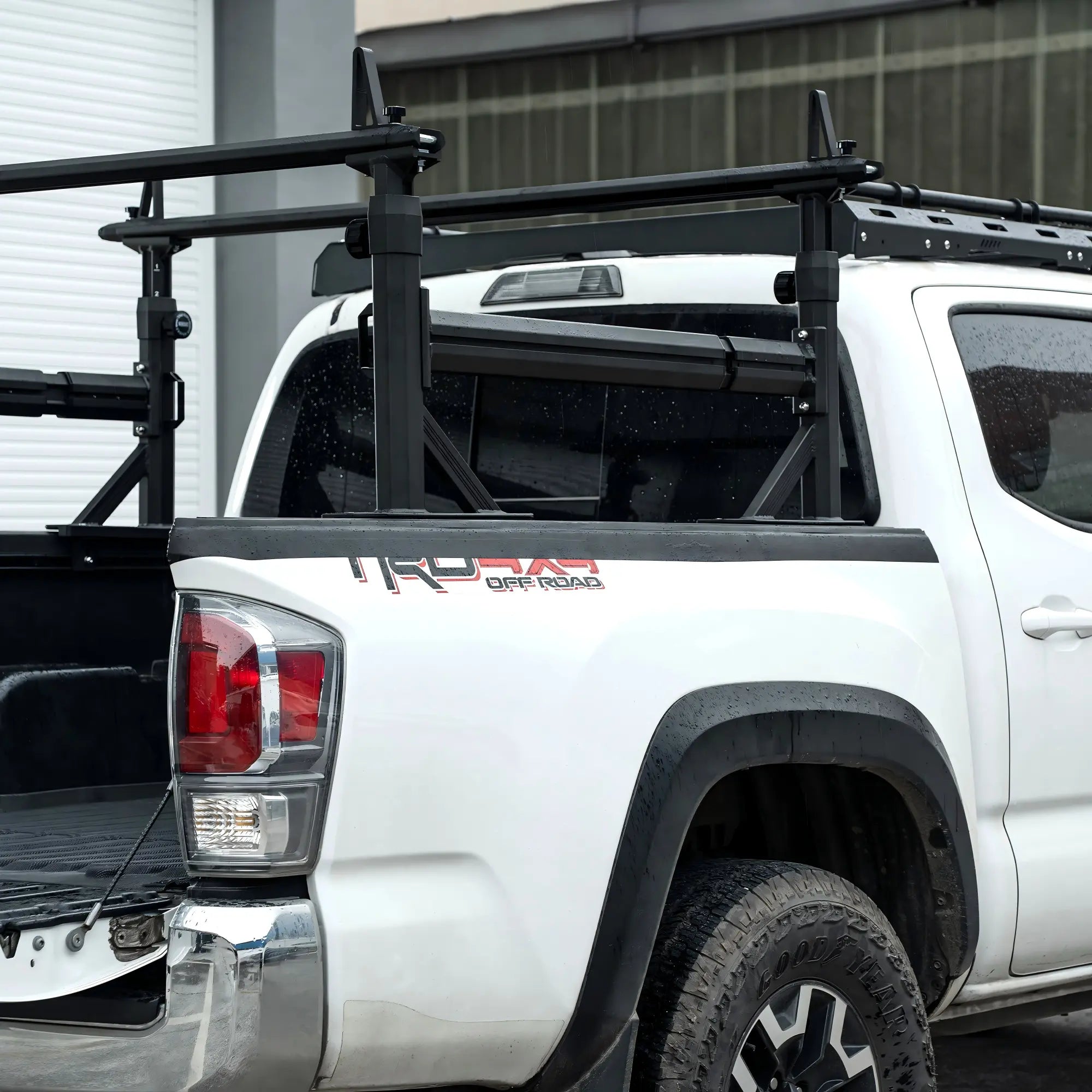 TRUMGETA Heavy-Duty Adjustable Truck Bed Rack with Side Bars for Mid-Size Pickup Trucks - Tacoma, Gladiator -3