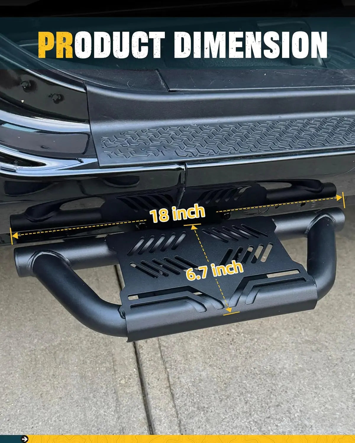 4X EZ Side Steps for 2007-2018 Jeep Wrangler JK-4