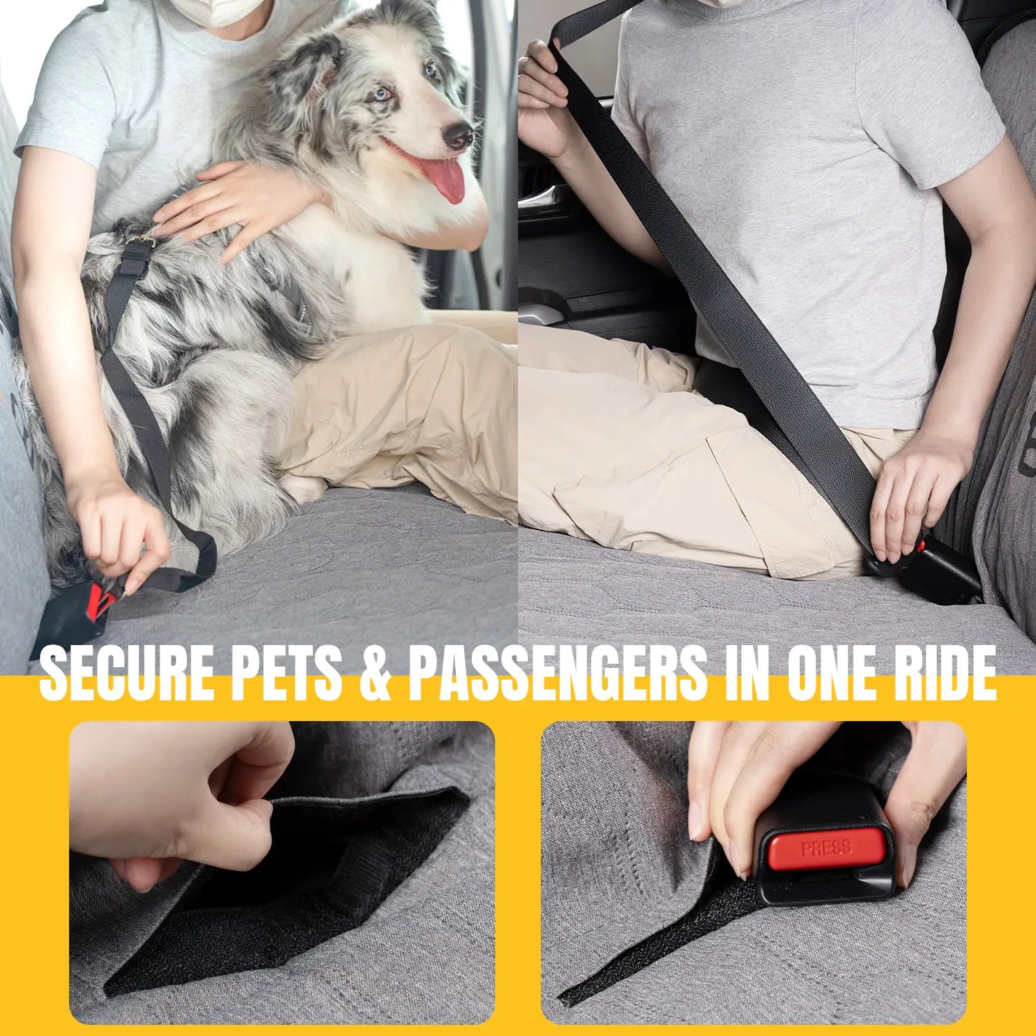 Dog Car Seat Cover for Trucks - Ready for Trail Rides, Camping Trips & Daily Errands-4