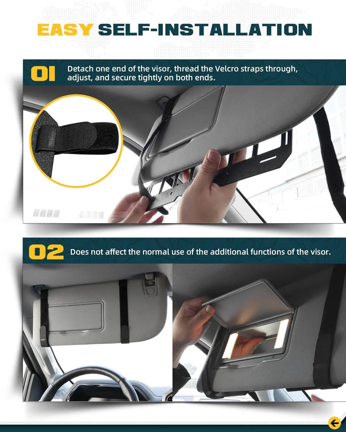 Universal Sun Visor MOLLE Panel-5