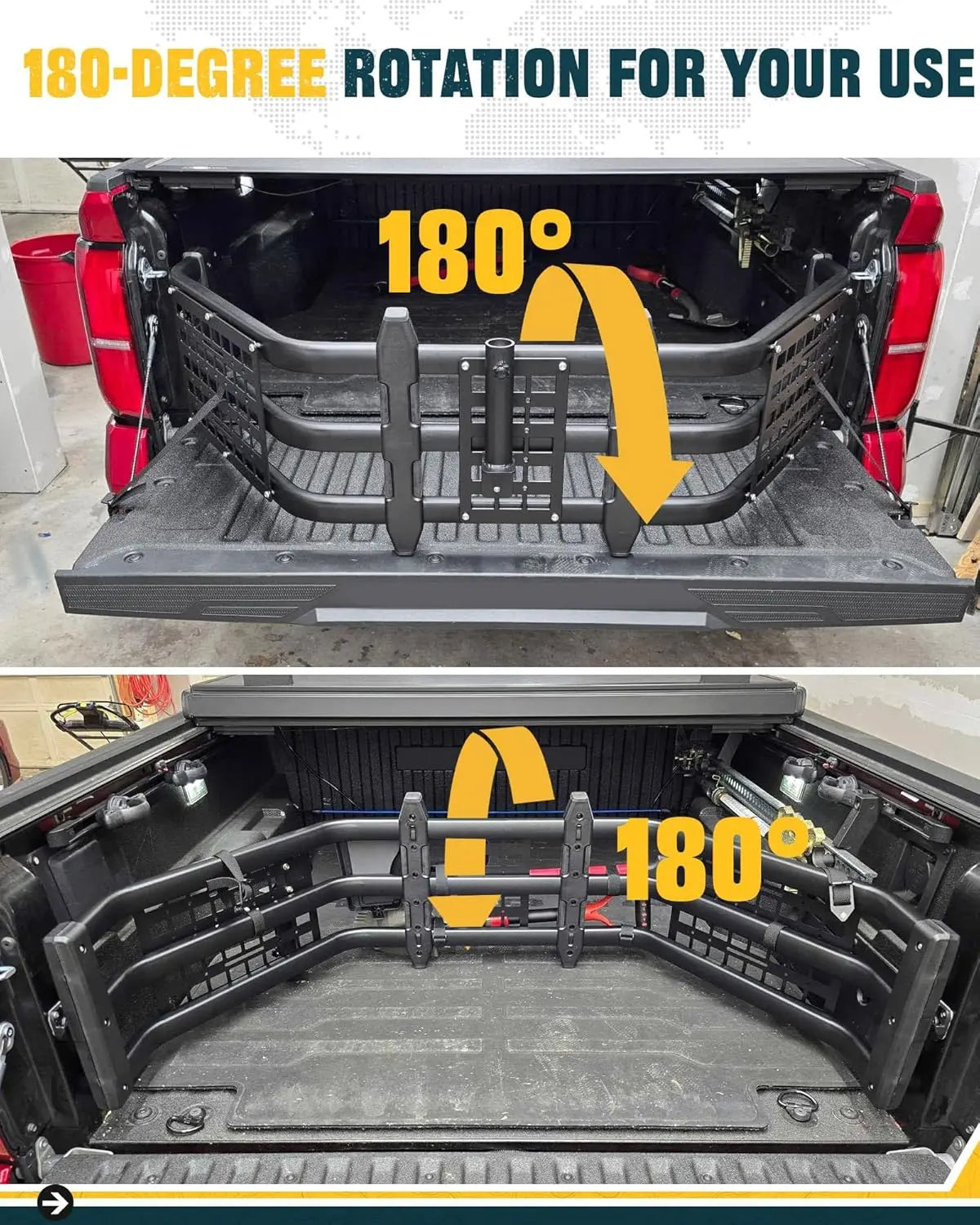 Truck Bed Extender for Toyota Tundra 2007-2025 Tailgate Extender-5