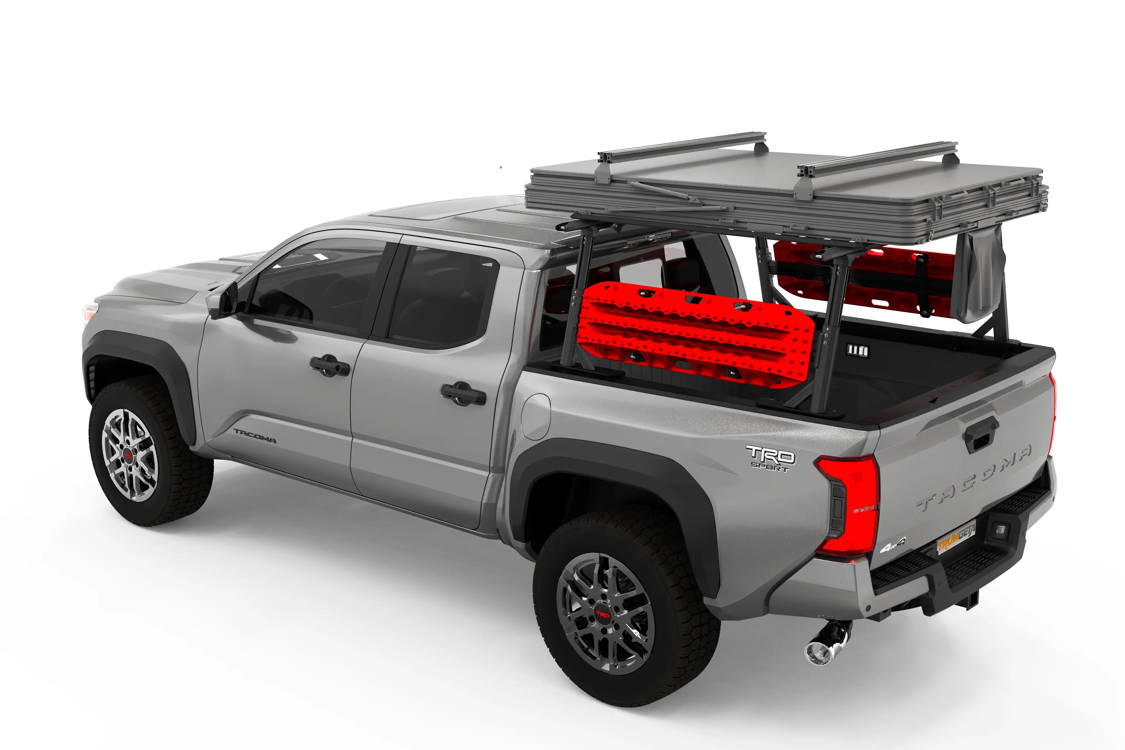 Heavy Duty 800LB Adjustable Bed Rack for Trucks with inner rails-12