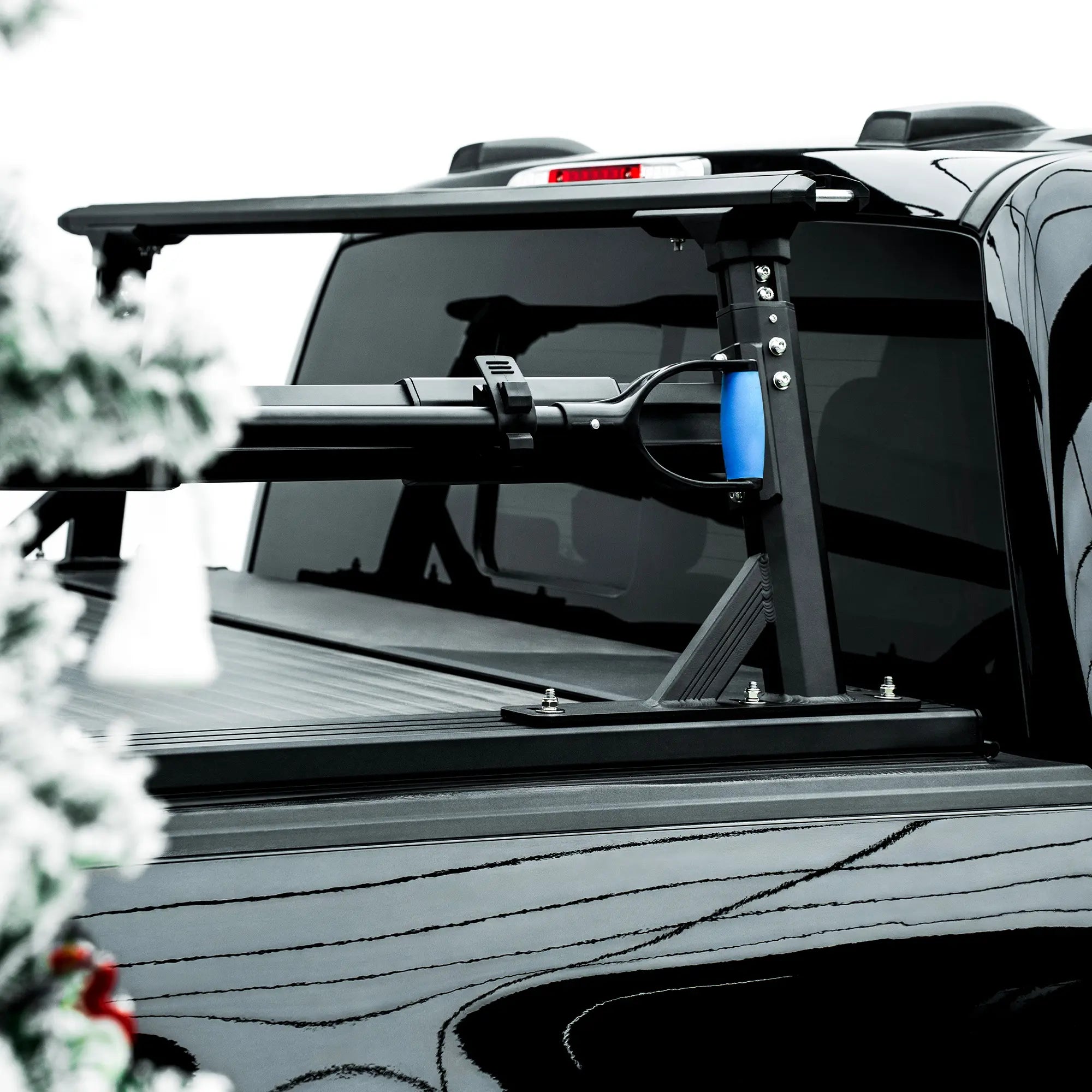 TRUMGETA Heavy Duty 800LB Adjustable Bed Rack for Trucks with Tonneau Cover -6