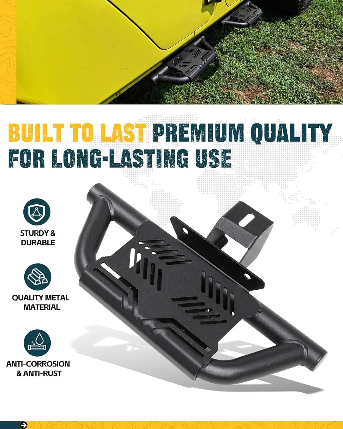 4X EZ Side Steps for 2019-2024 Jeep Gladiator JT-5