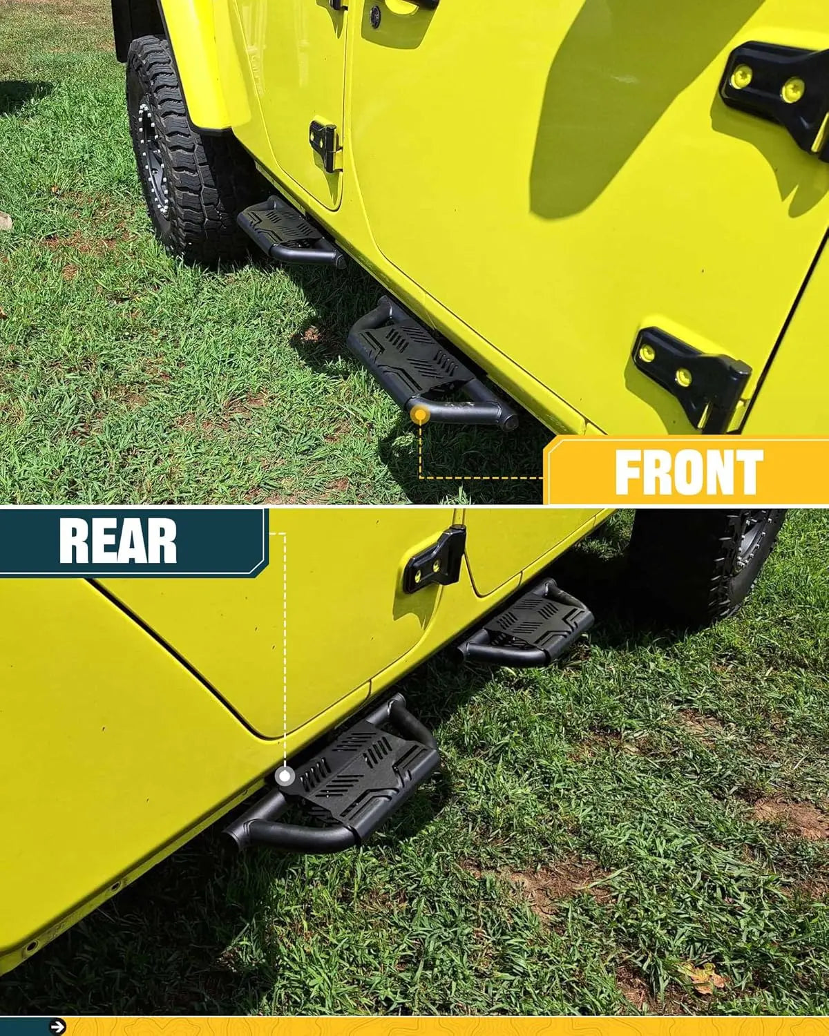 4X EZ Side Steps for 2019-2024 Jeep Gladiator JT-6