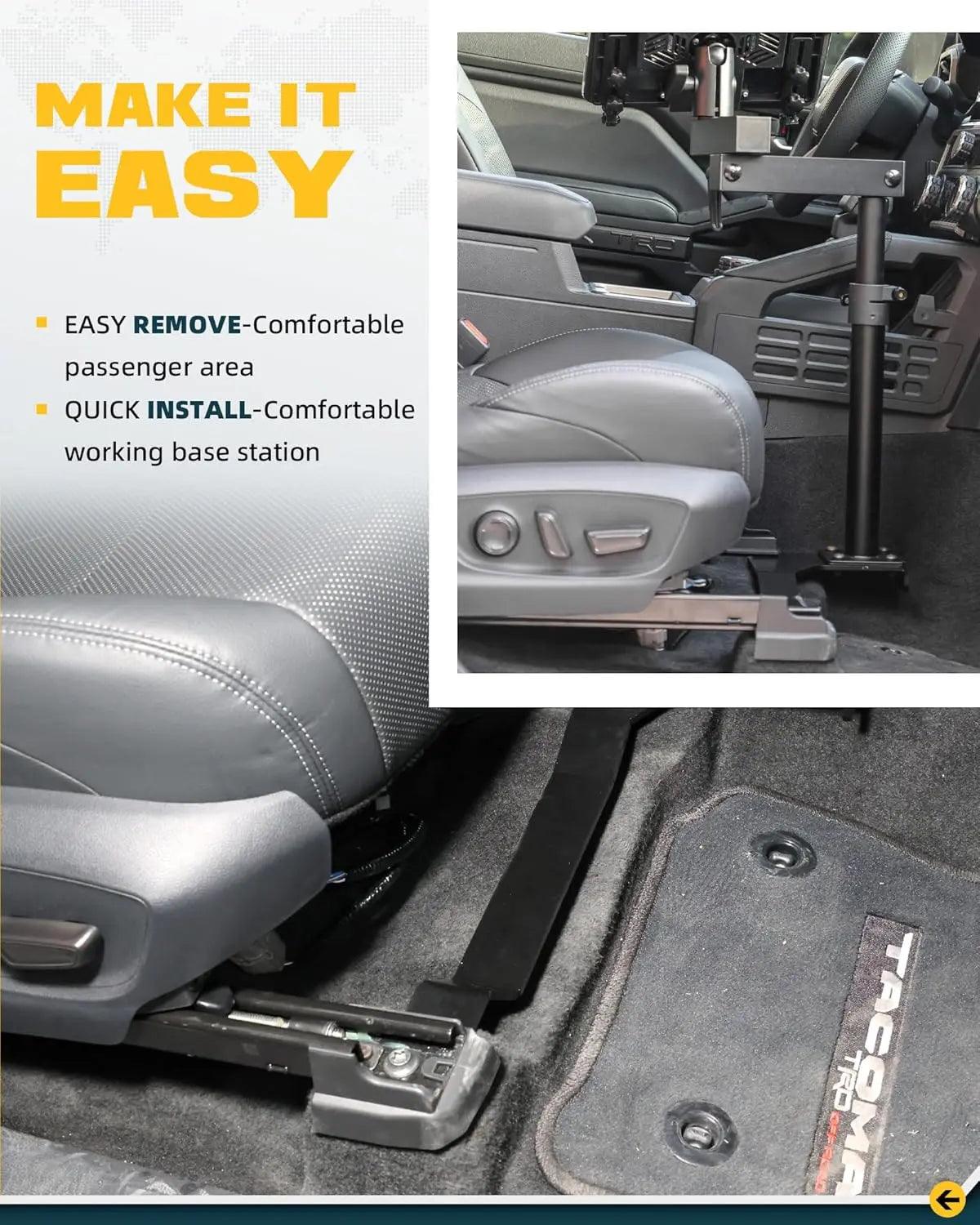 Heavy Duty Laptop Mount for Toyota Tacoma-6