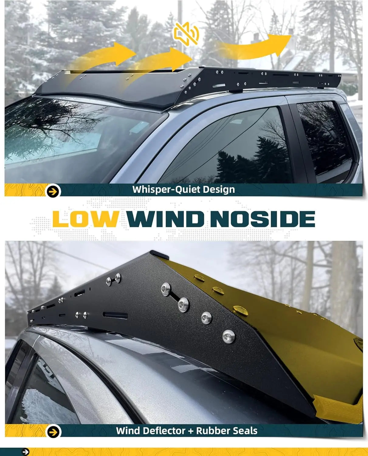 1000 lbs Roof Rack for 2024 2025 Toyota Tacoma Double Cab-6