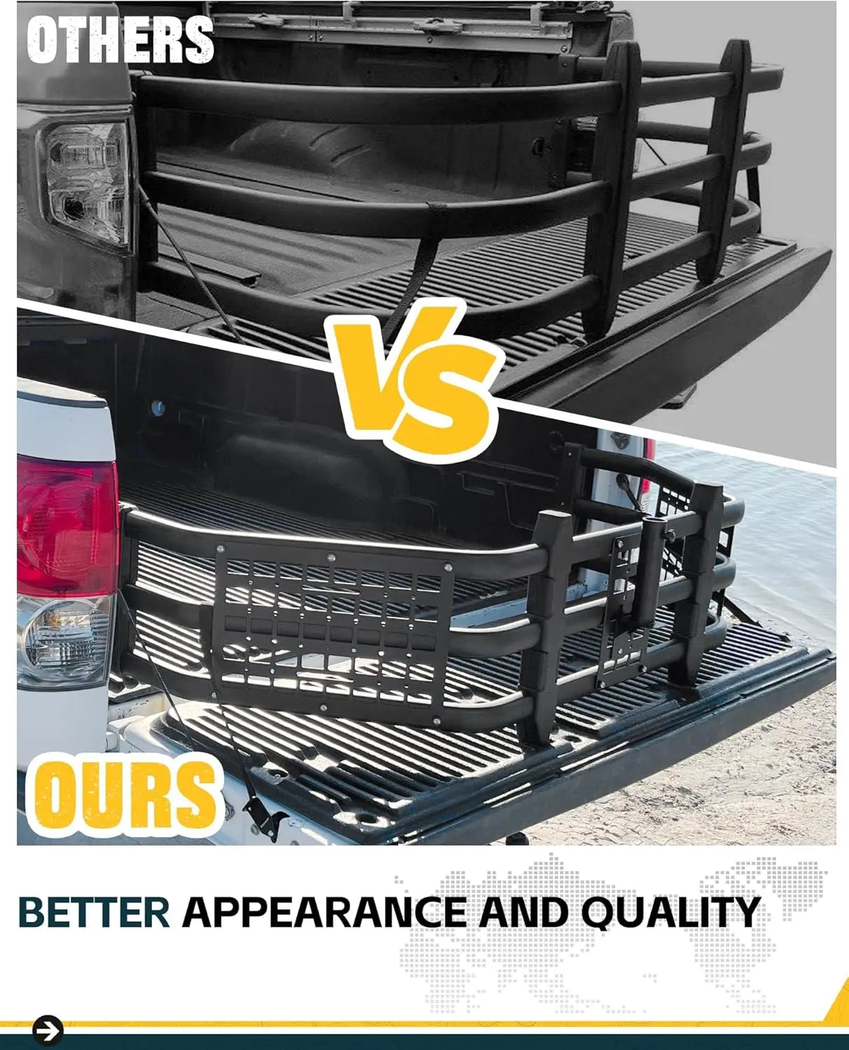 Truck Bed Extender for Toyota Tundra 2007-2025 Tailgate Extender-6