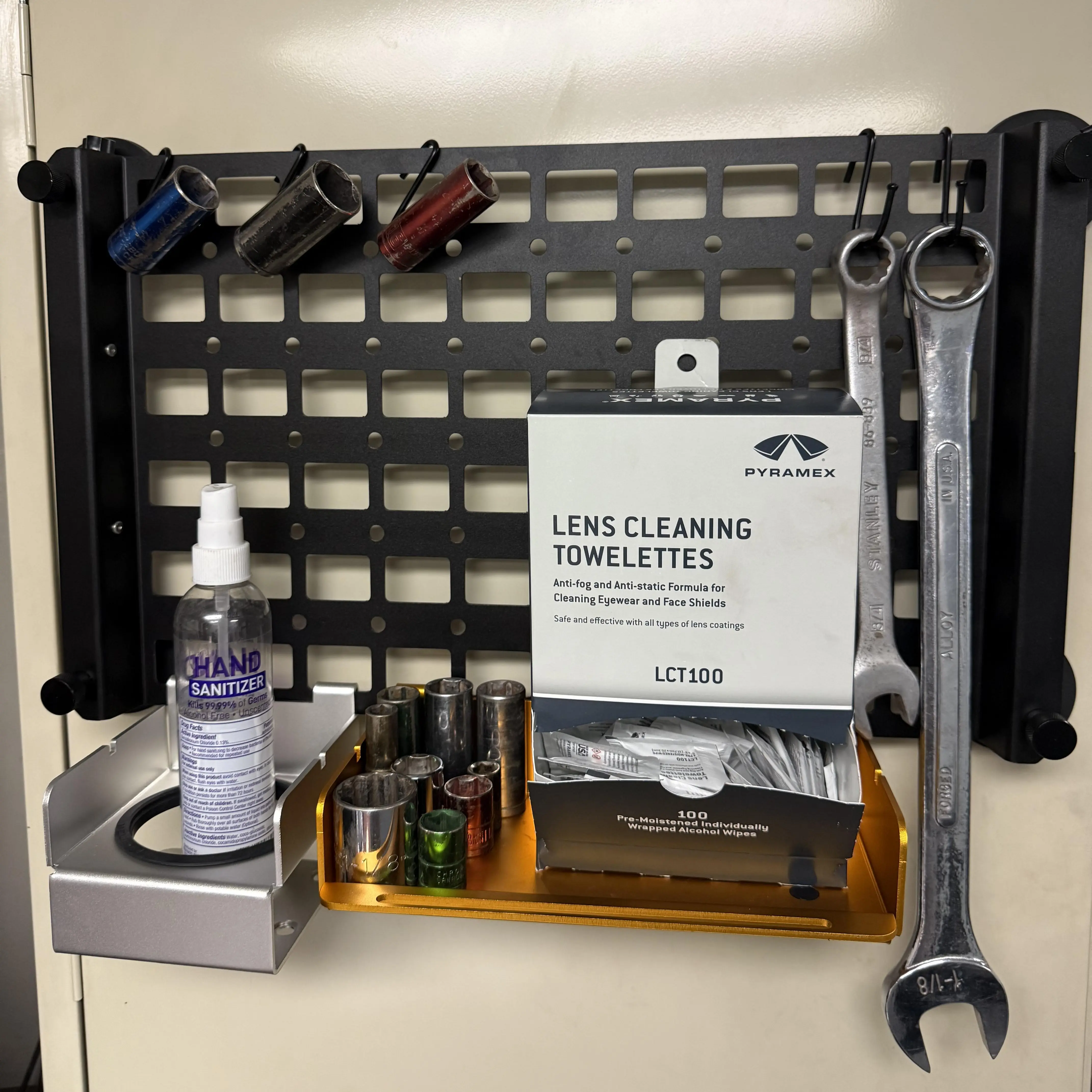 Magnetic Vehicle Side Tray System with MOLLE Panel for Pickup Camping, Outdoor Cooking and Jobsite Organization-15