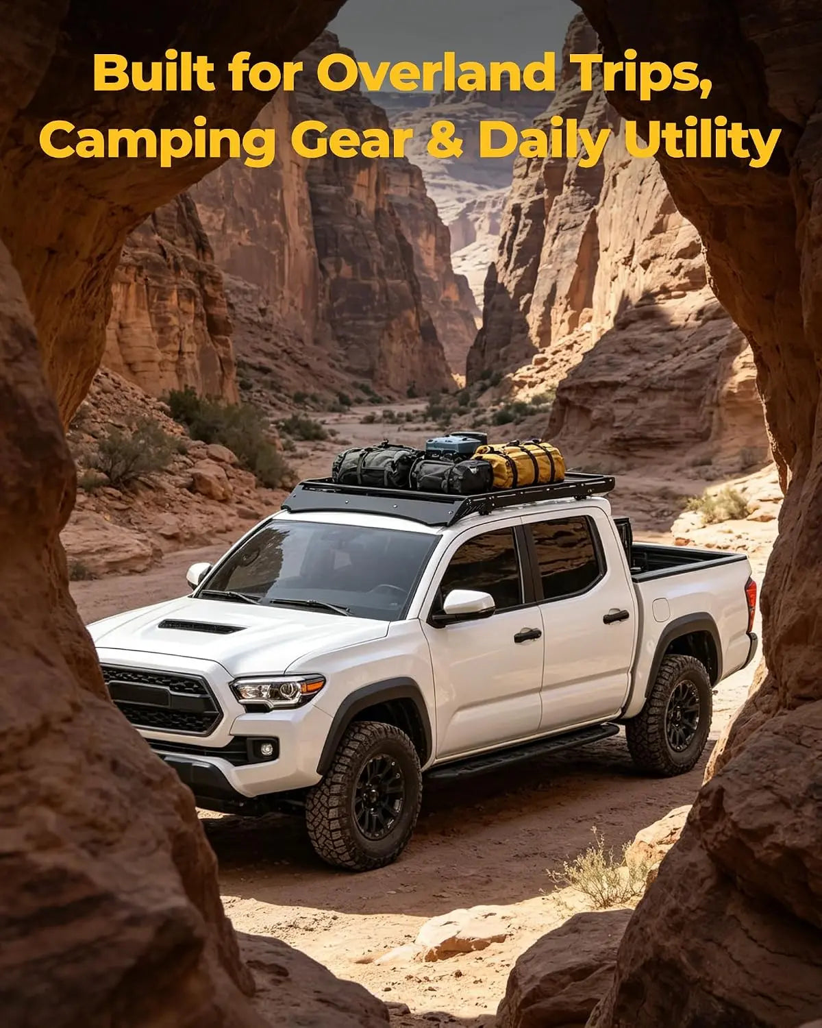 Trumgeta Heavy Duty Aluminum Roof Rack for 4th Gen Toyota Tacoma Double Cab 2024-2026 -8