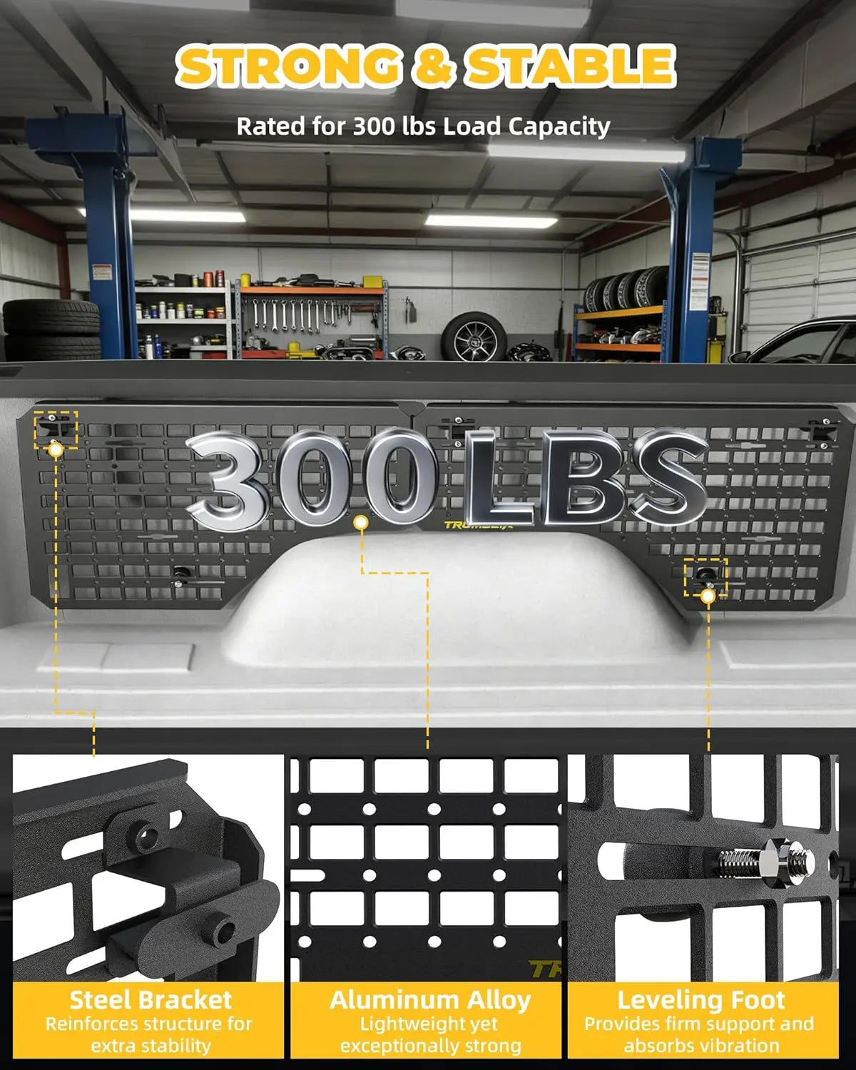 Heavy-Duty Side Bed MOLLE Panel Fit for 2014-2018 Chevy Silverado-6