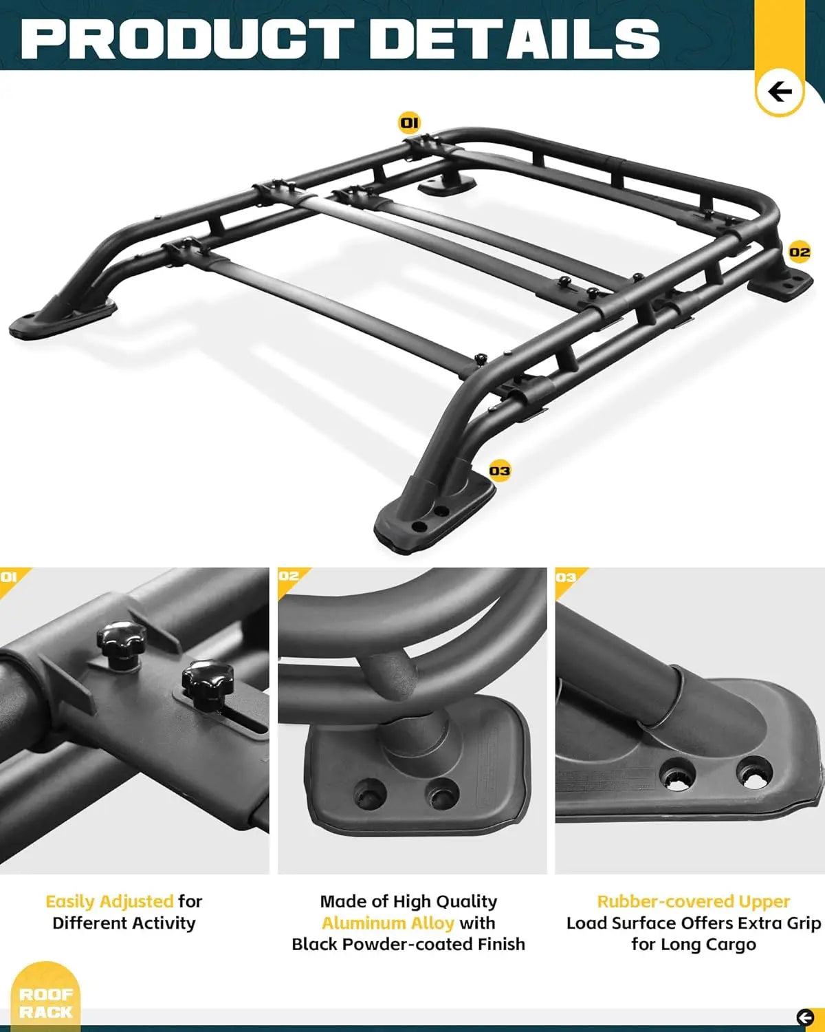 Roof Rack Basket for Toyota 4Runner-8