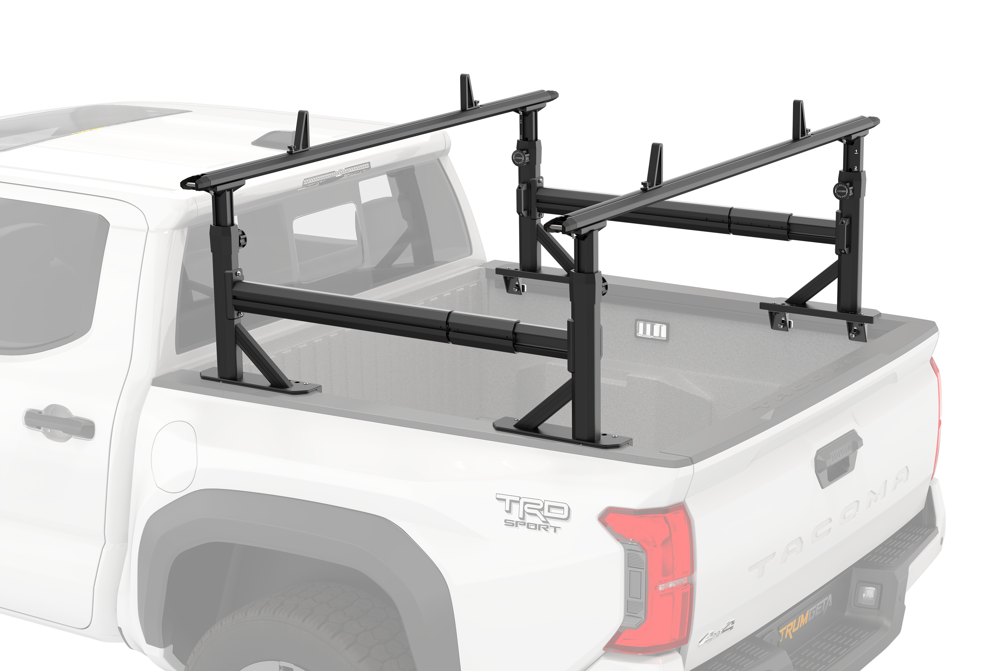 TRUMGETA Adjustable Ladder Racks for Mid/Full-Size Pickup Trucks