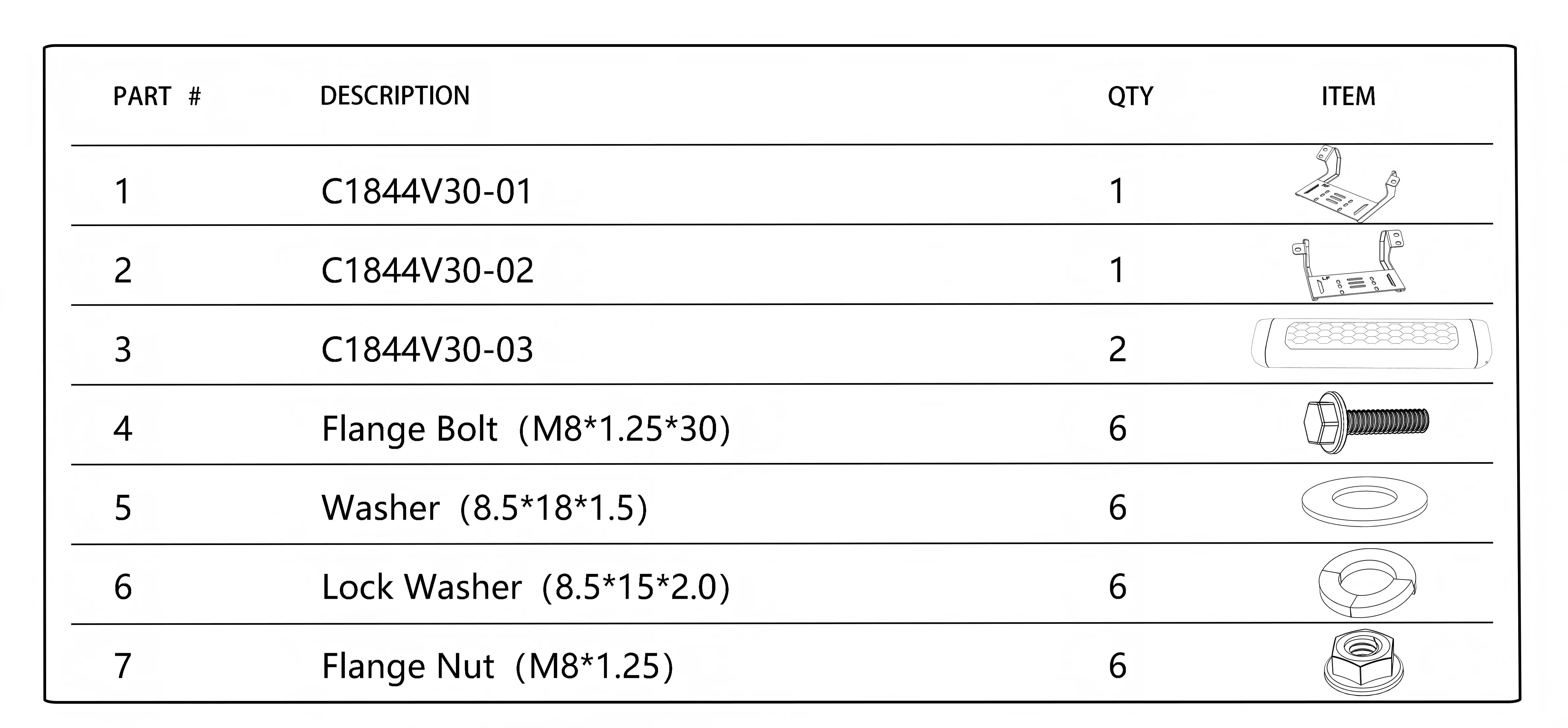 2PCS Upgrade EZ Side Steps for Toyota Tacoma 2024 2025+ Double Cab/Xtra Cab