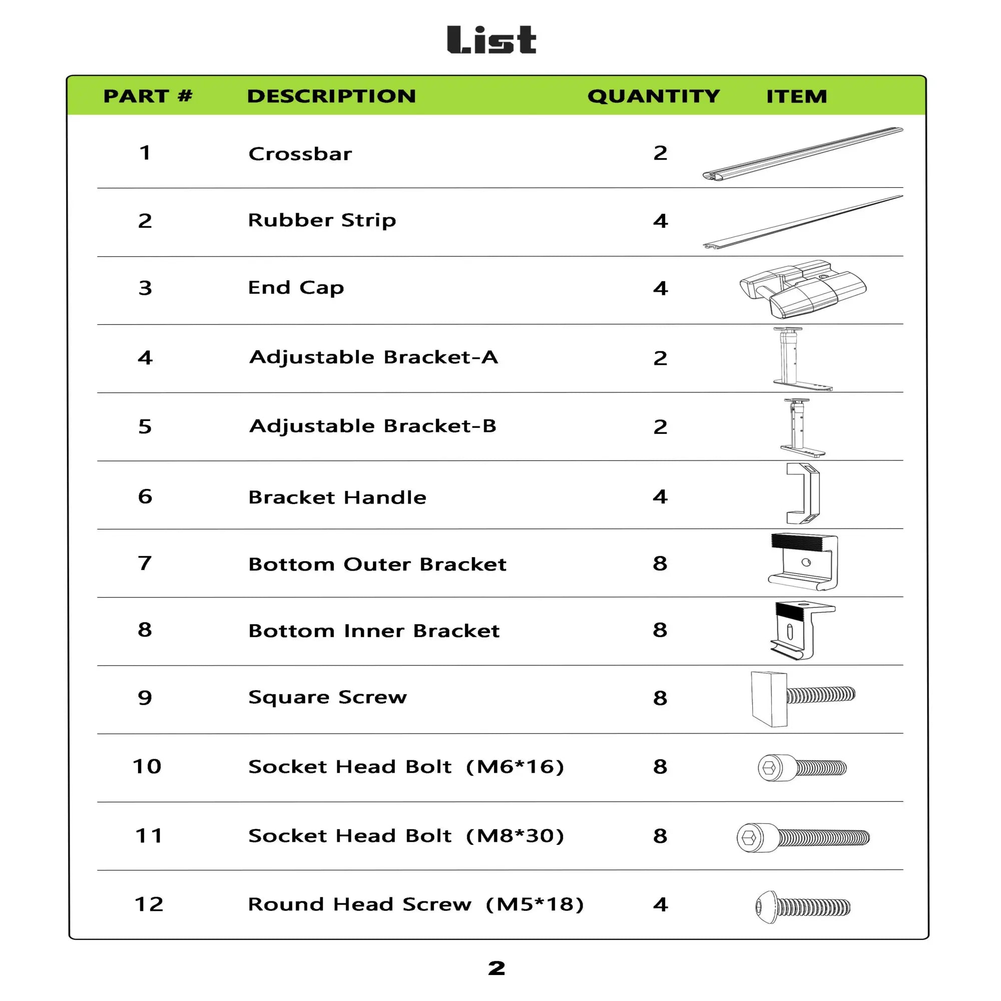 Universal Adjustable Truck Bed Rack for Full Size Trucks 600 LBS with Side Bars-1