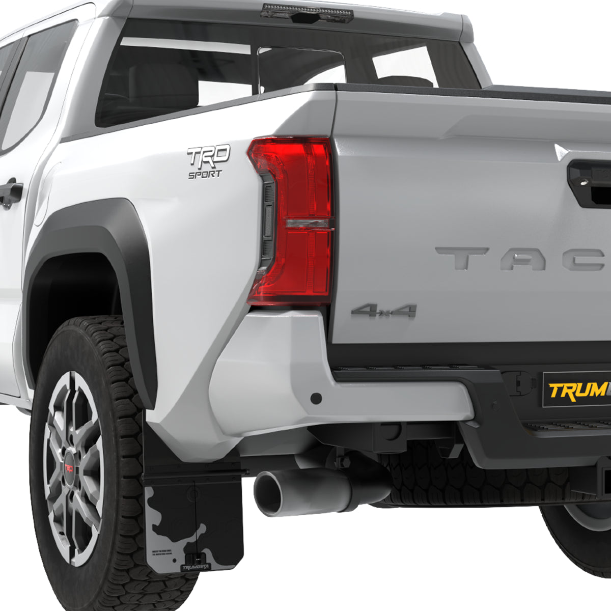 TRUMGETA 4PCS Silver Truck Mud Flaps for Toyota Tacoma 2024-2026