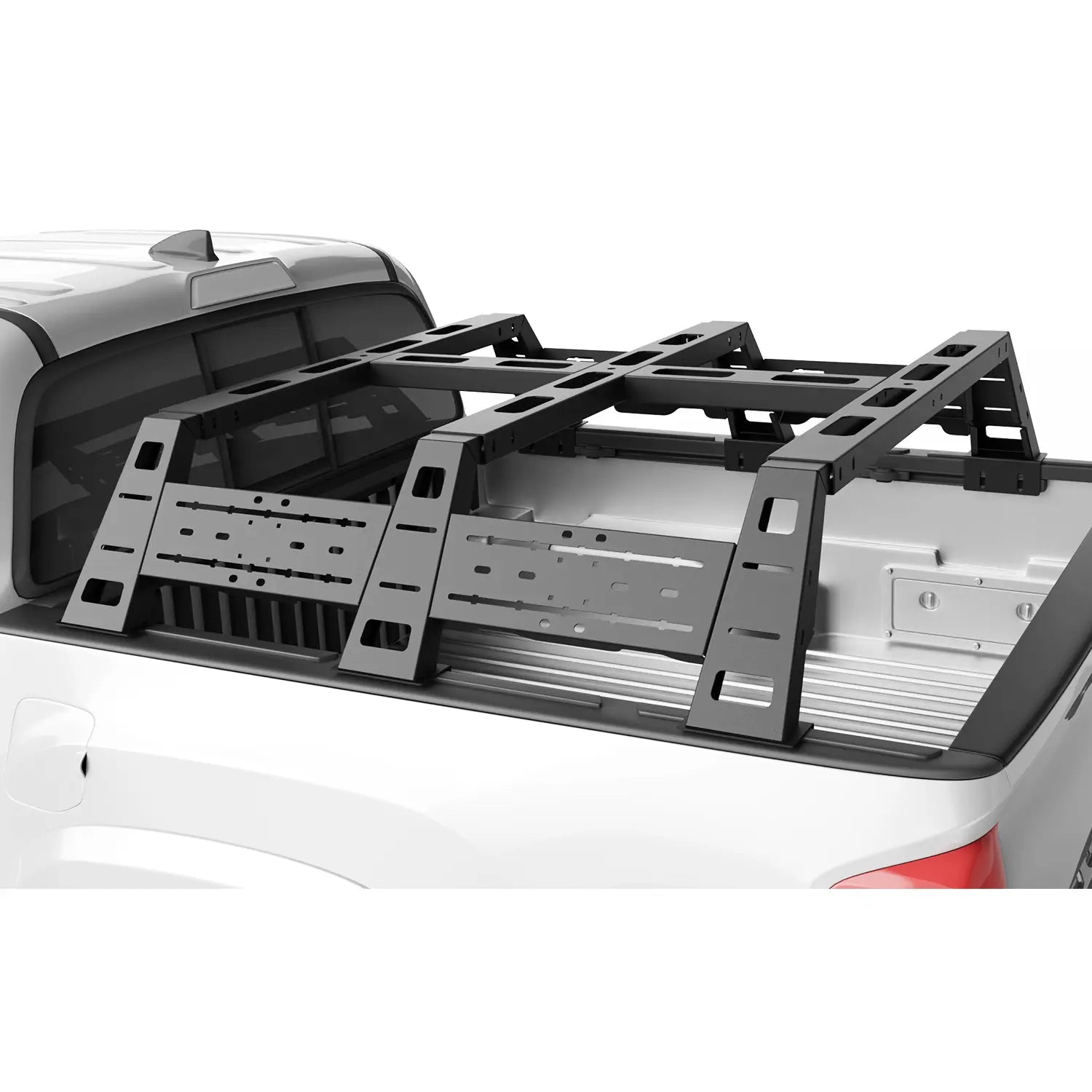 TRUMGETA Overland Bed Rack Fit for 2005-2024 Toyota Tacoma, Overland Tent Rack with T-Slot System