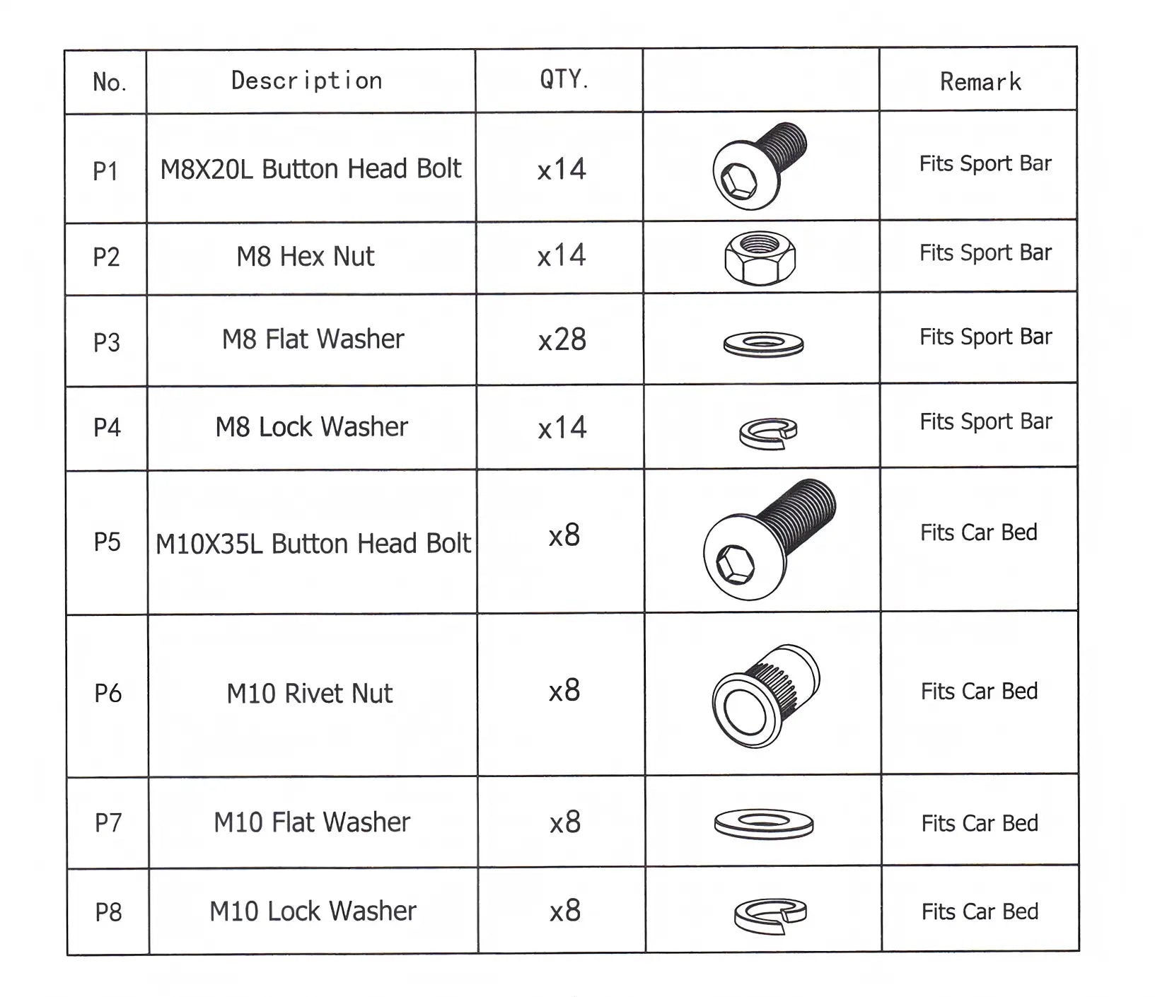 Adjustable Truck Bed Roll Bar Chase Rack
