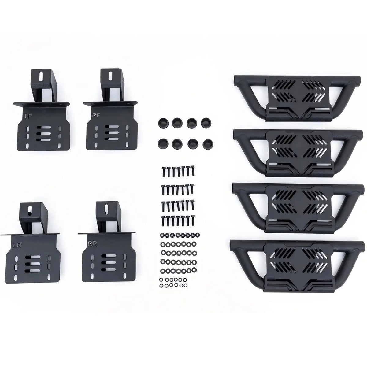 TRUMGETA Auxchemic® 232007 Side Steps for 2018-2026 Jeep Wrangler JL