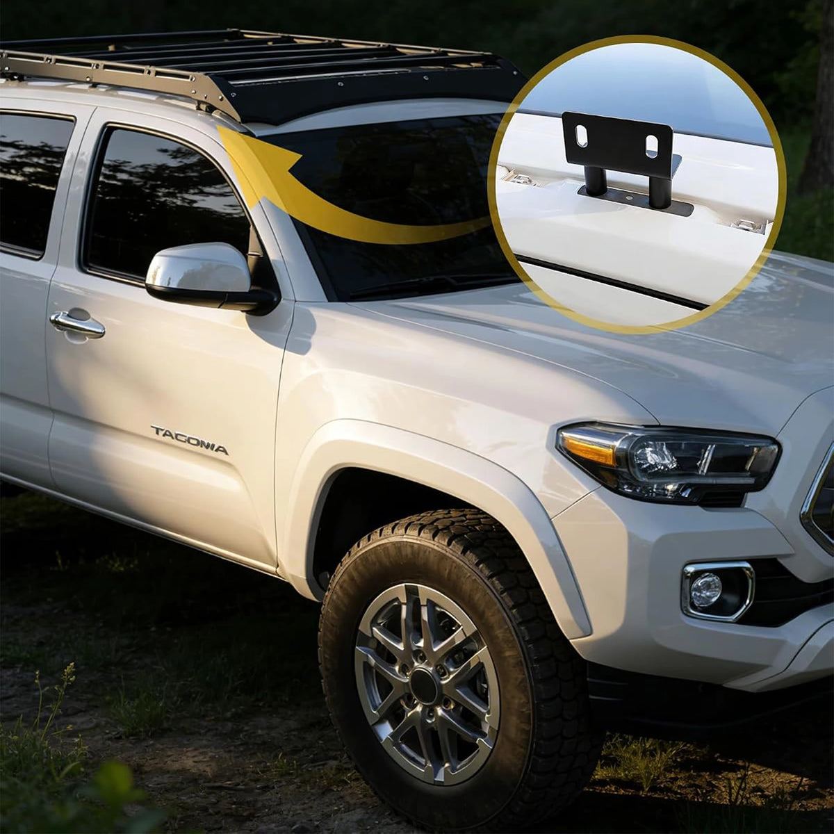 TRUMGETA Heavy Duty Aluminum Roof Rack for 2015-2023 Toyota Tacoma